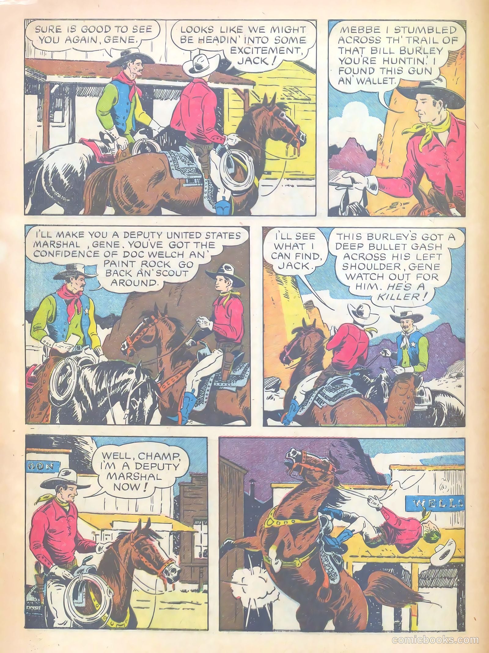 Gene Autry Comics #5 — page 14 of 68