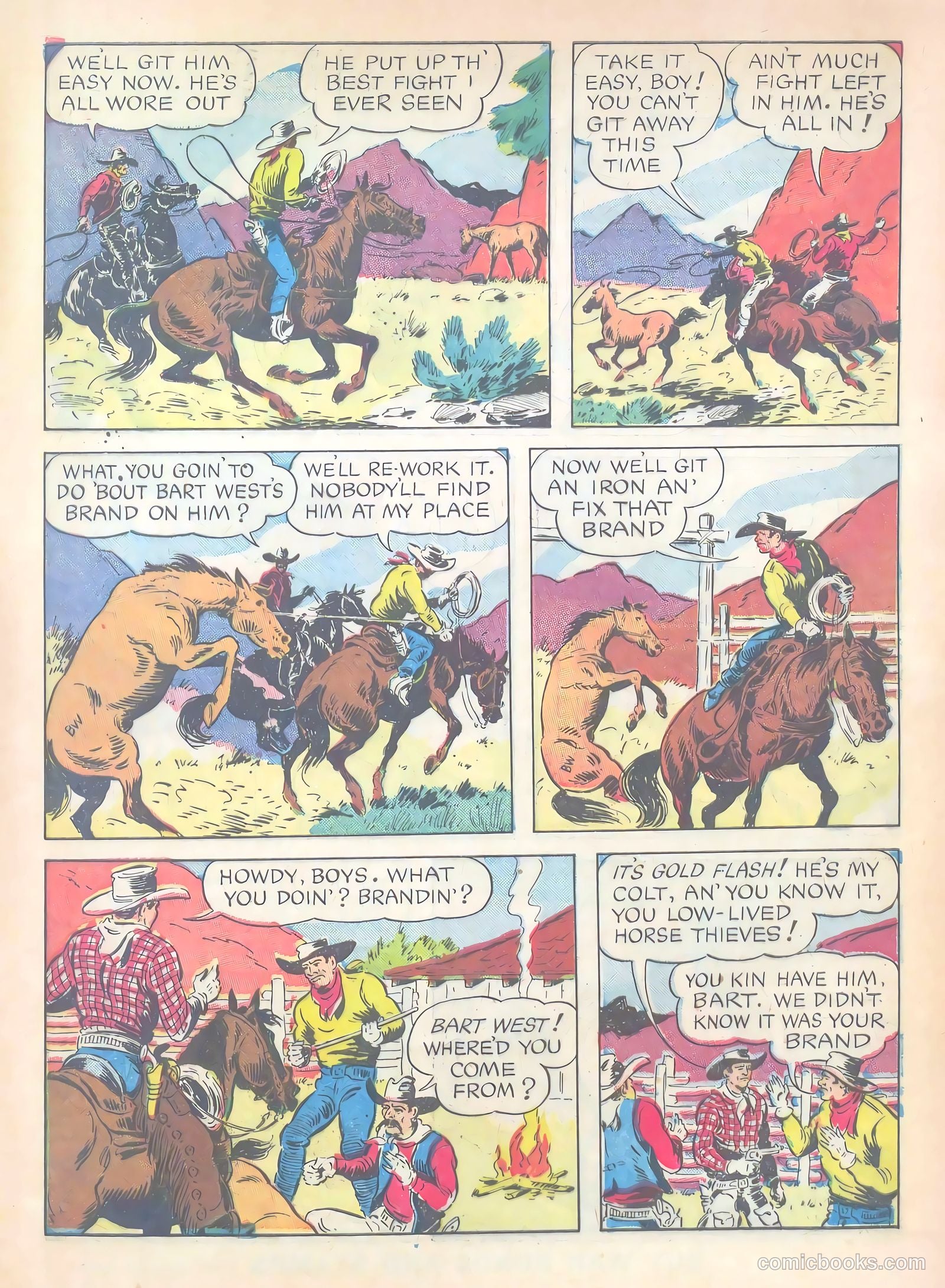 Gene Autry Comics #5 — page 65 of 68