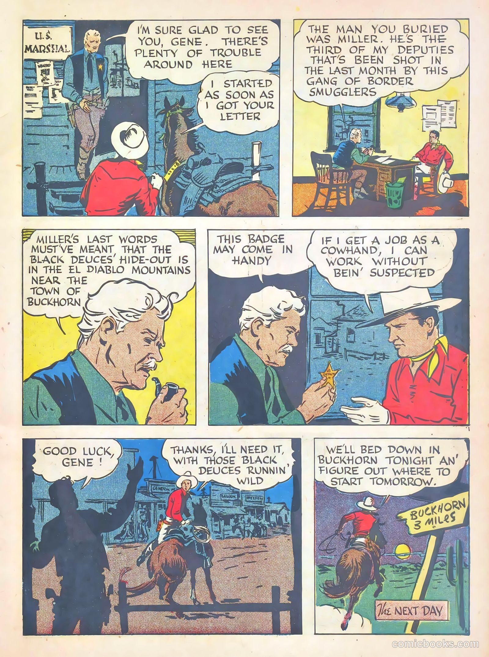 Gene Autry Comics #7 — page 5 of 68