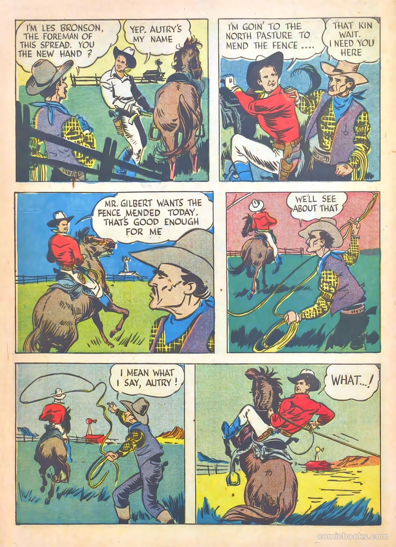 Gene Autry Comics #7 — page 10 of 68