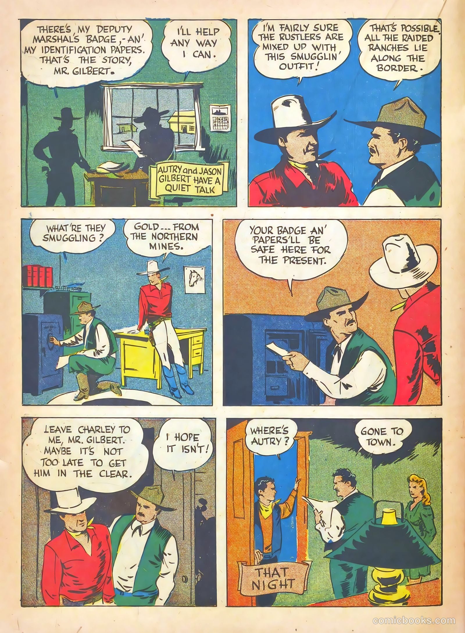 Gene Autry Comics #7 — page 32 of 68