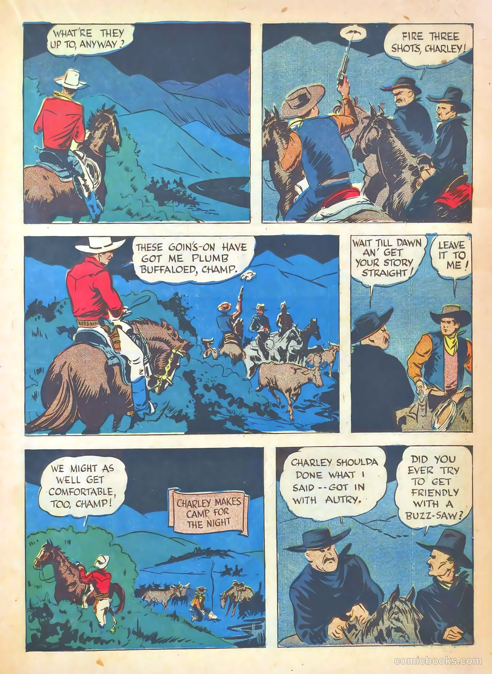 Gene Autry Comics #7 — page 35 of 68