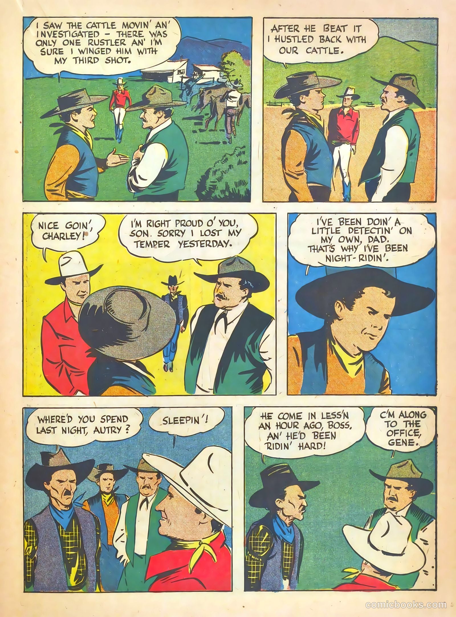 Gene Autry Comics #7 — page 37 of 68