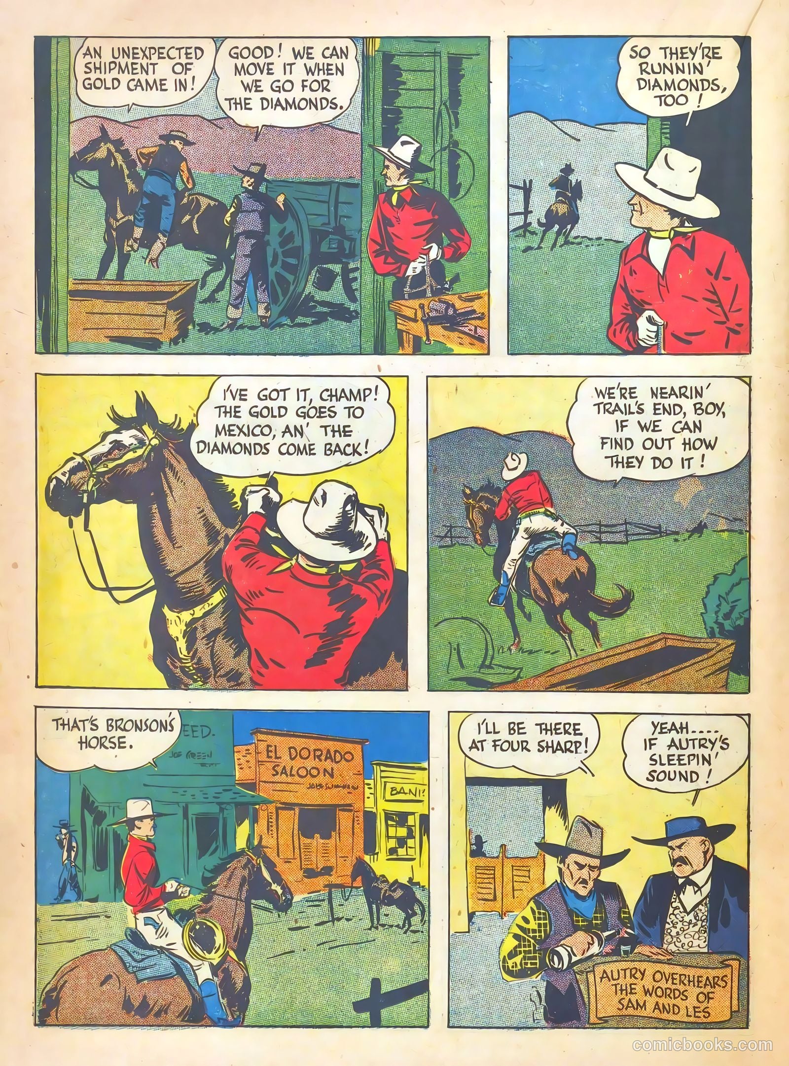 Gene Autry Comics #7 — page 40 of 68