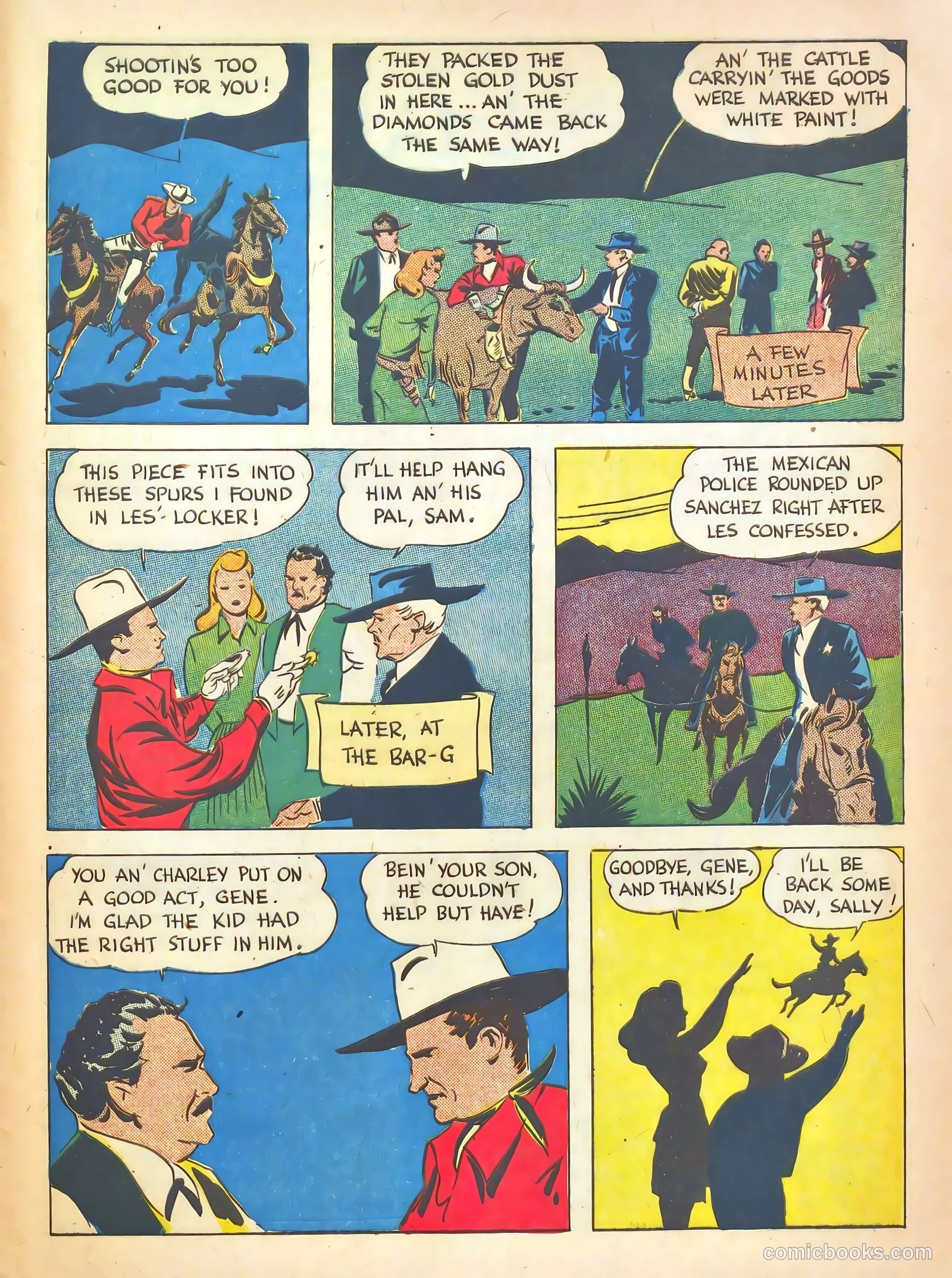 Gene Autry Comics #7 — page 55 of 68