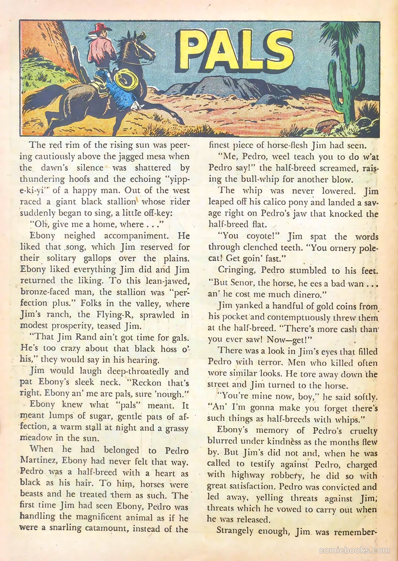 Gene Autry Comics #7 — page 56 of 68