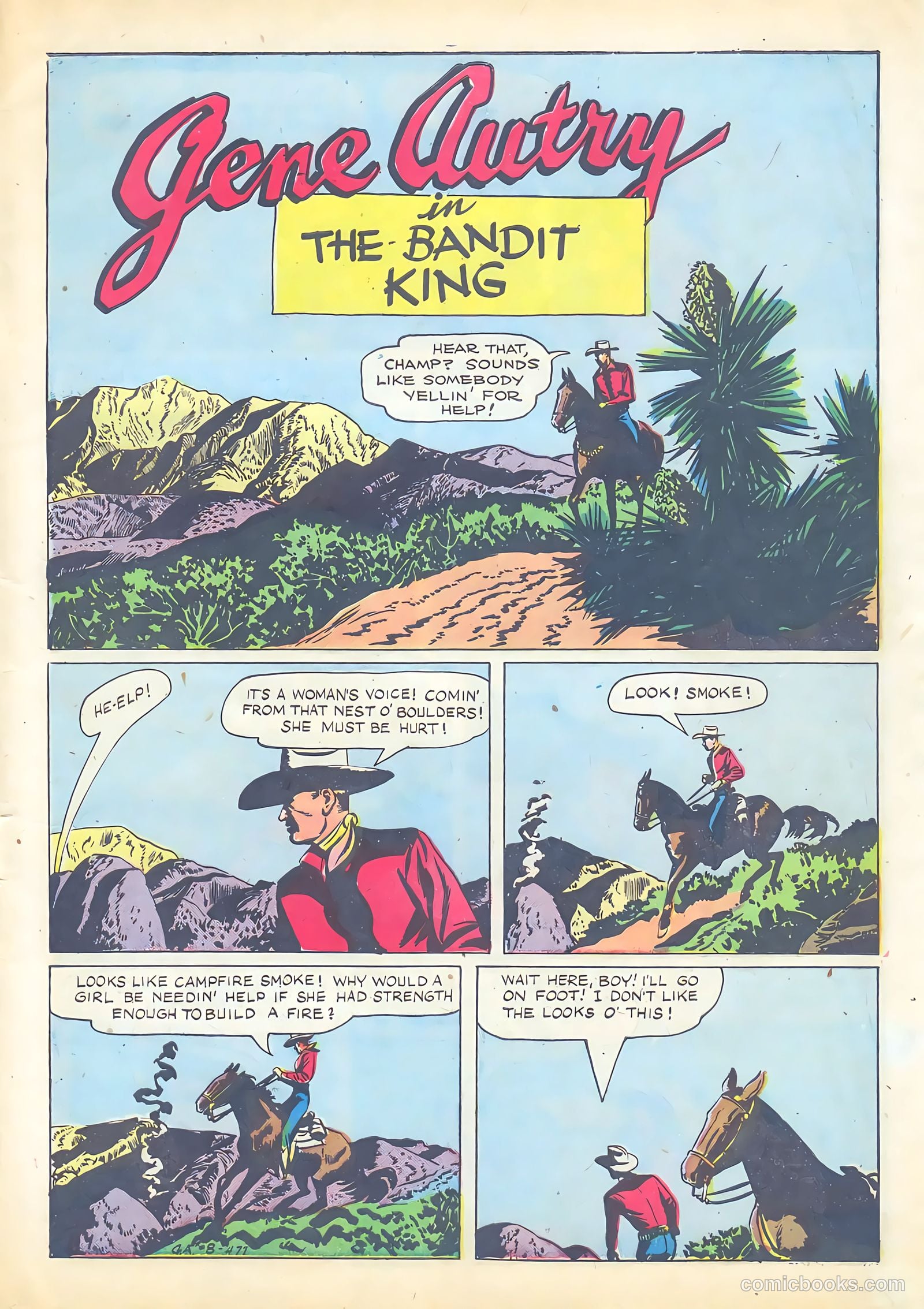 Gene Autry Comics #8 — page 3 of 52