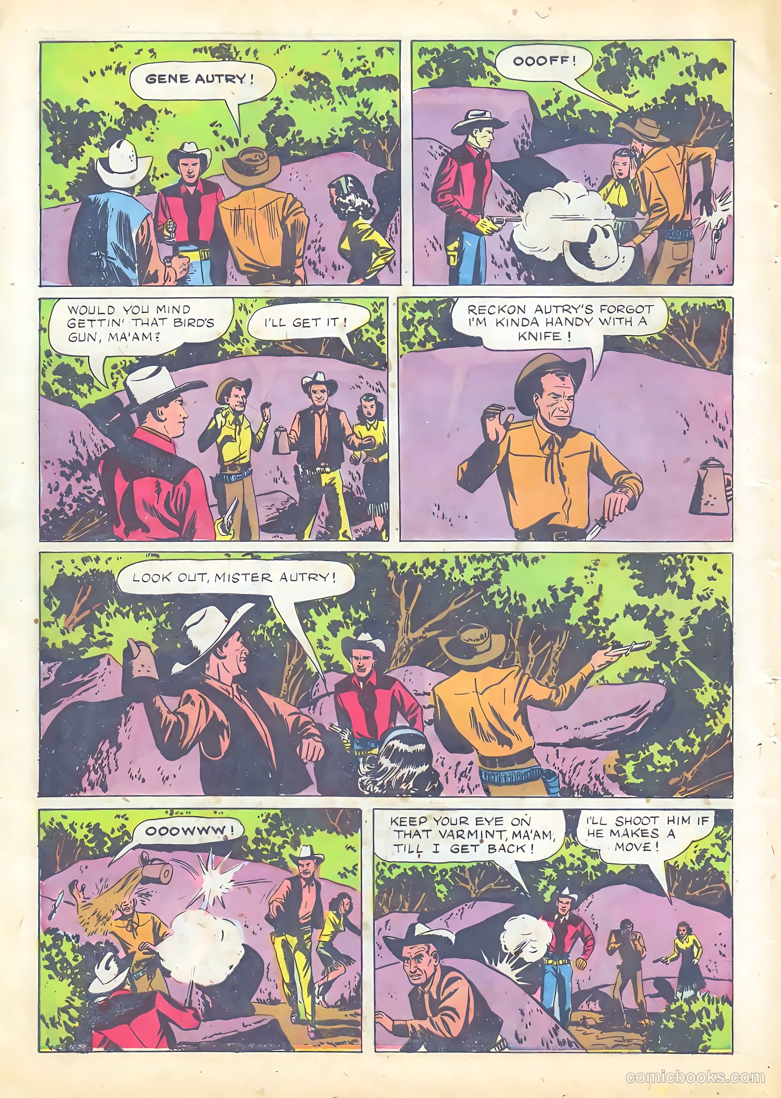 Gene Autry Comics #8 — page 6 of 52