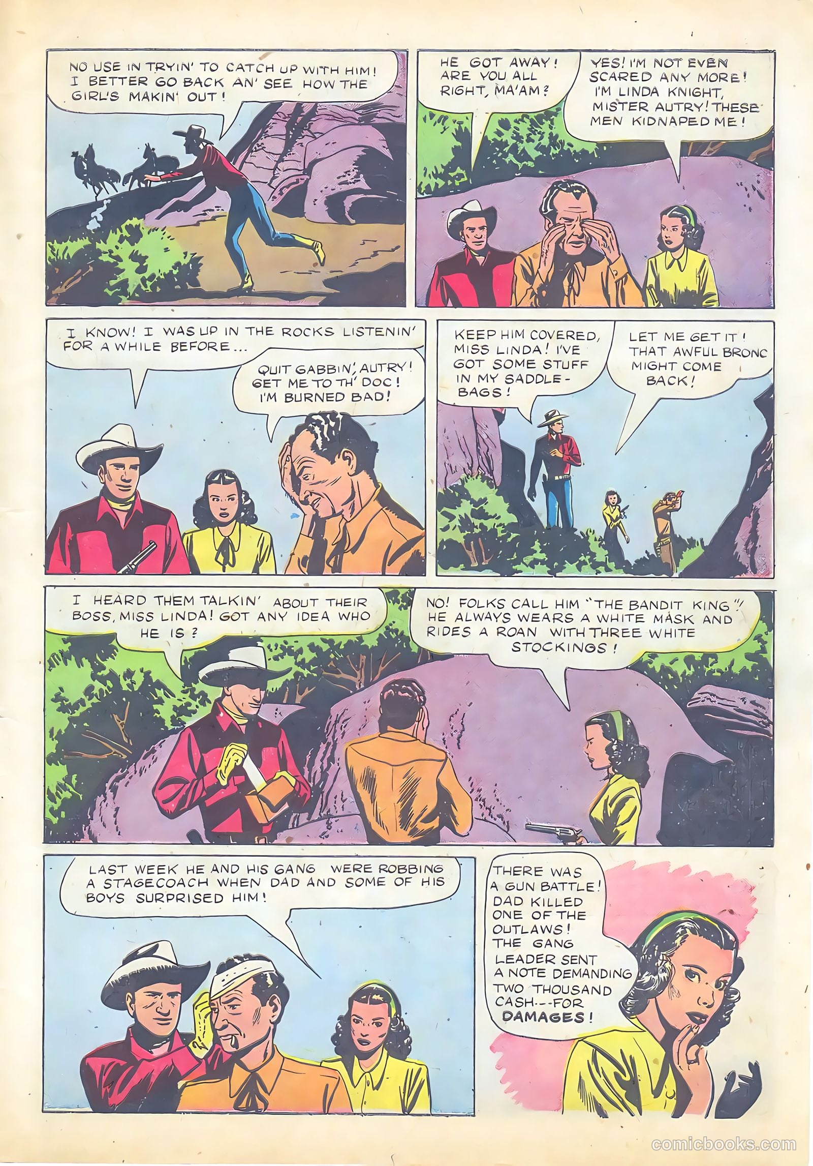 Gene Autry Comics #8 — page 7 of 52