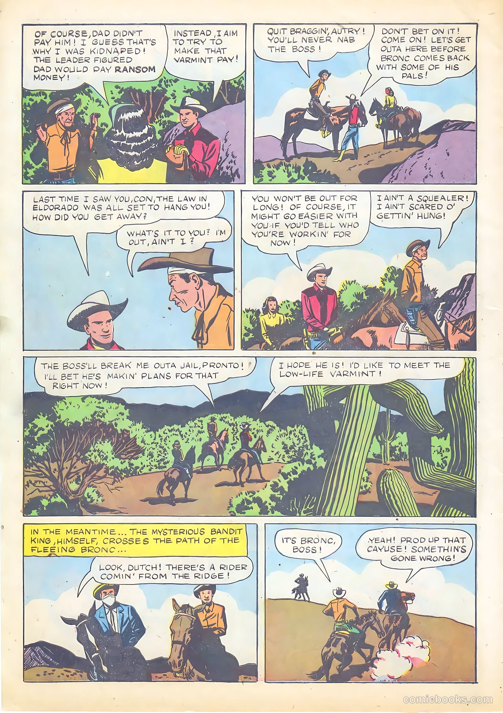 Gene Autry Comics #8 — page 8 of 52
