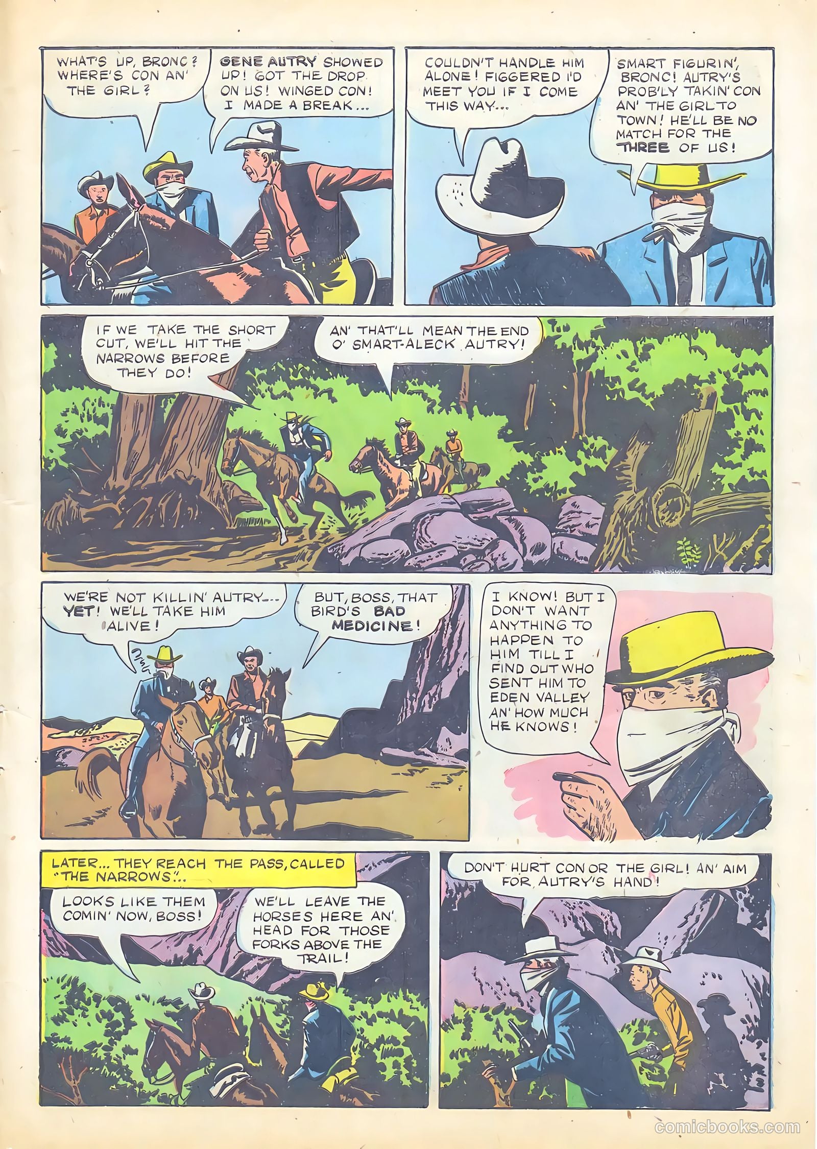 Gene Autry Comics #8 — page 9 of 52