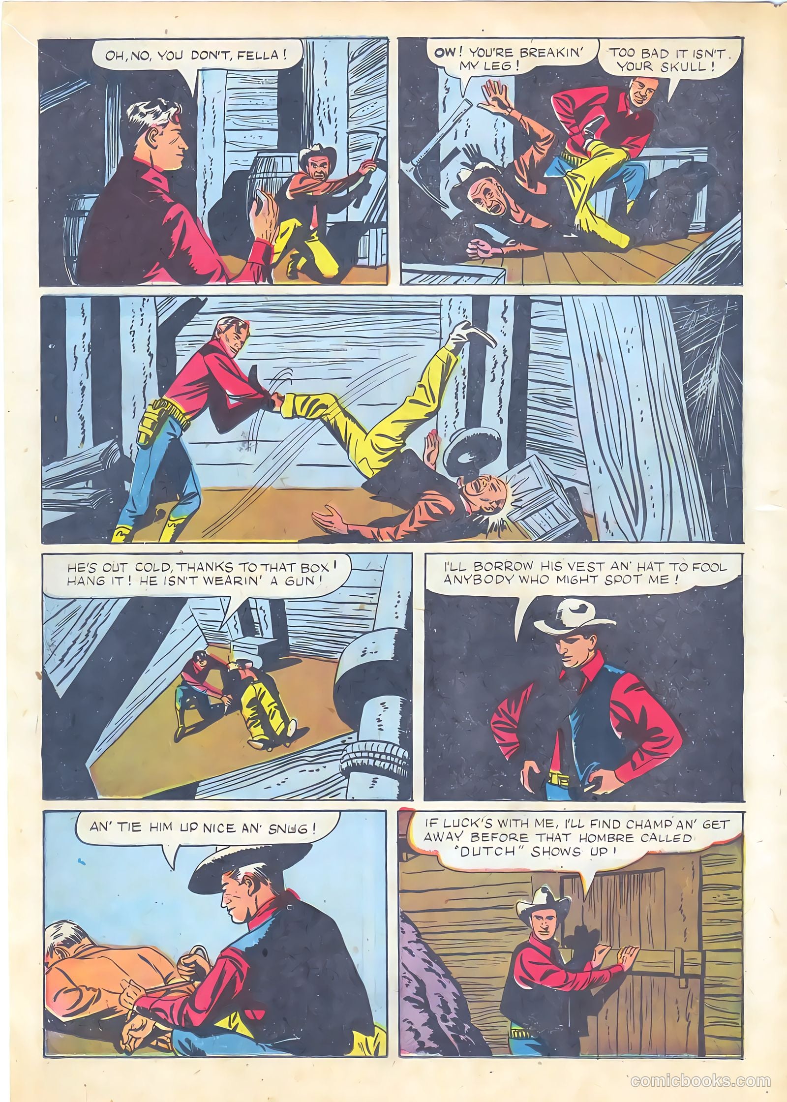 Gene Autry Comics #8 — page 16 of 52