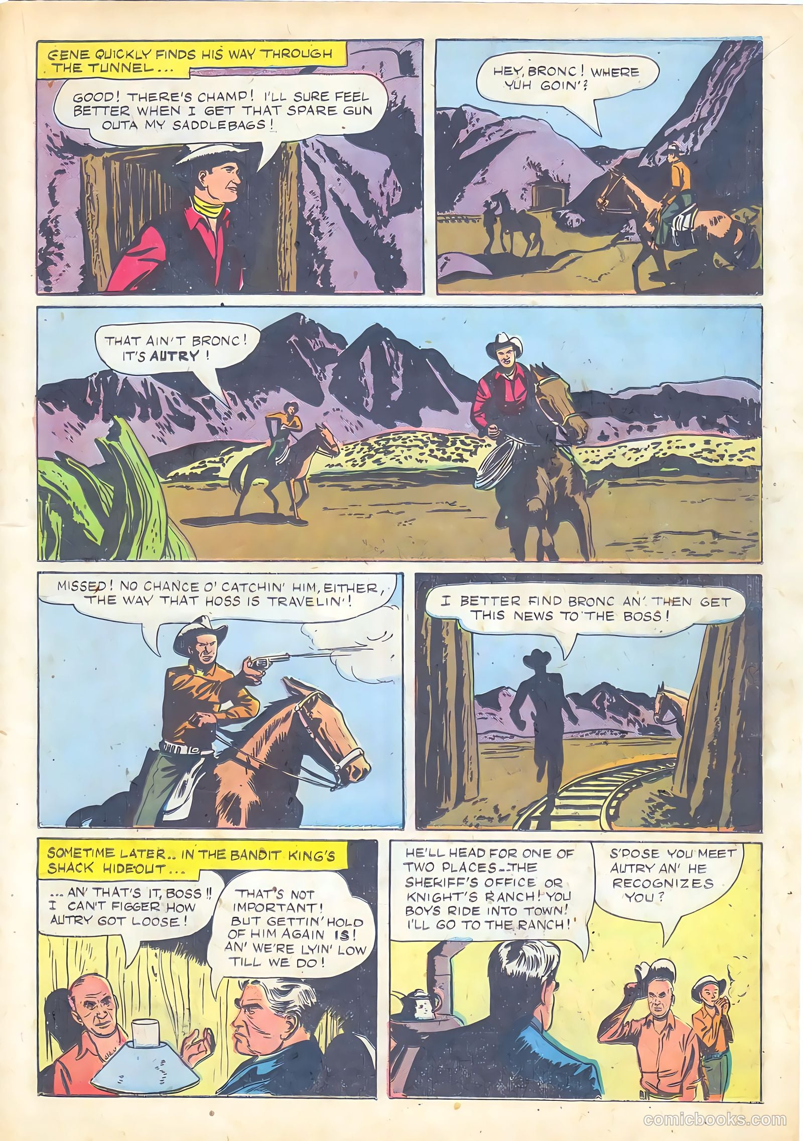 Gene Autry Comics #8 — page 17 of 52