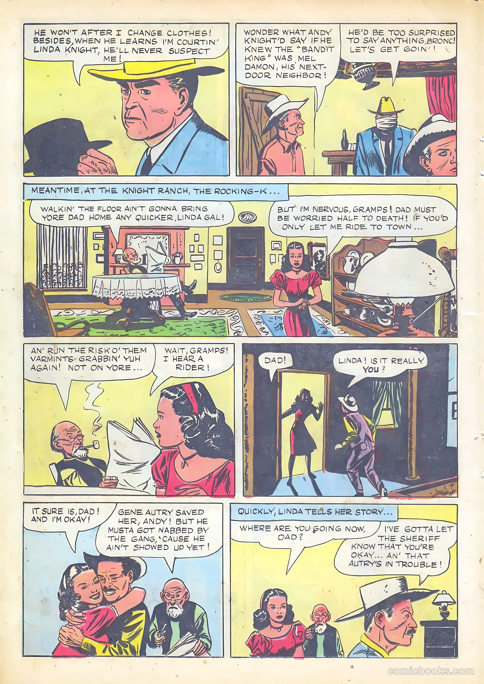 Gene Autry Comics #8 — page 18 of 52