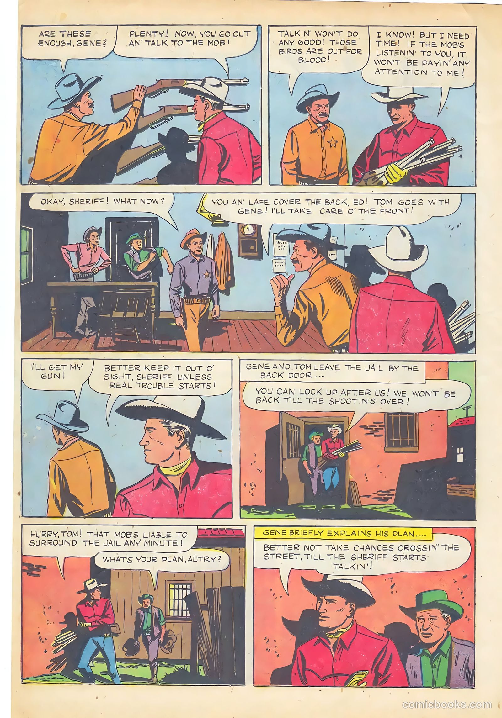 Gene Autry Comics #8 — page 34 of 52