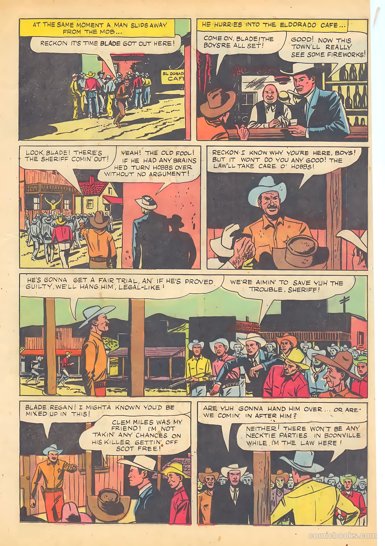 Gene Autry Comics #8 — page 35 of 52