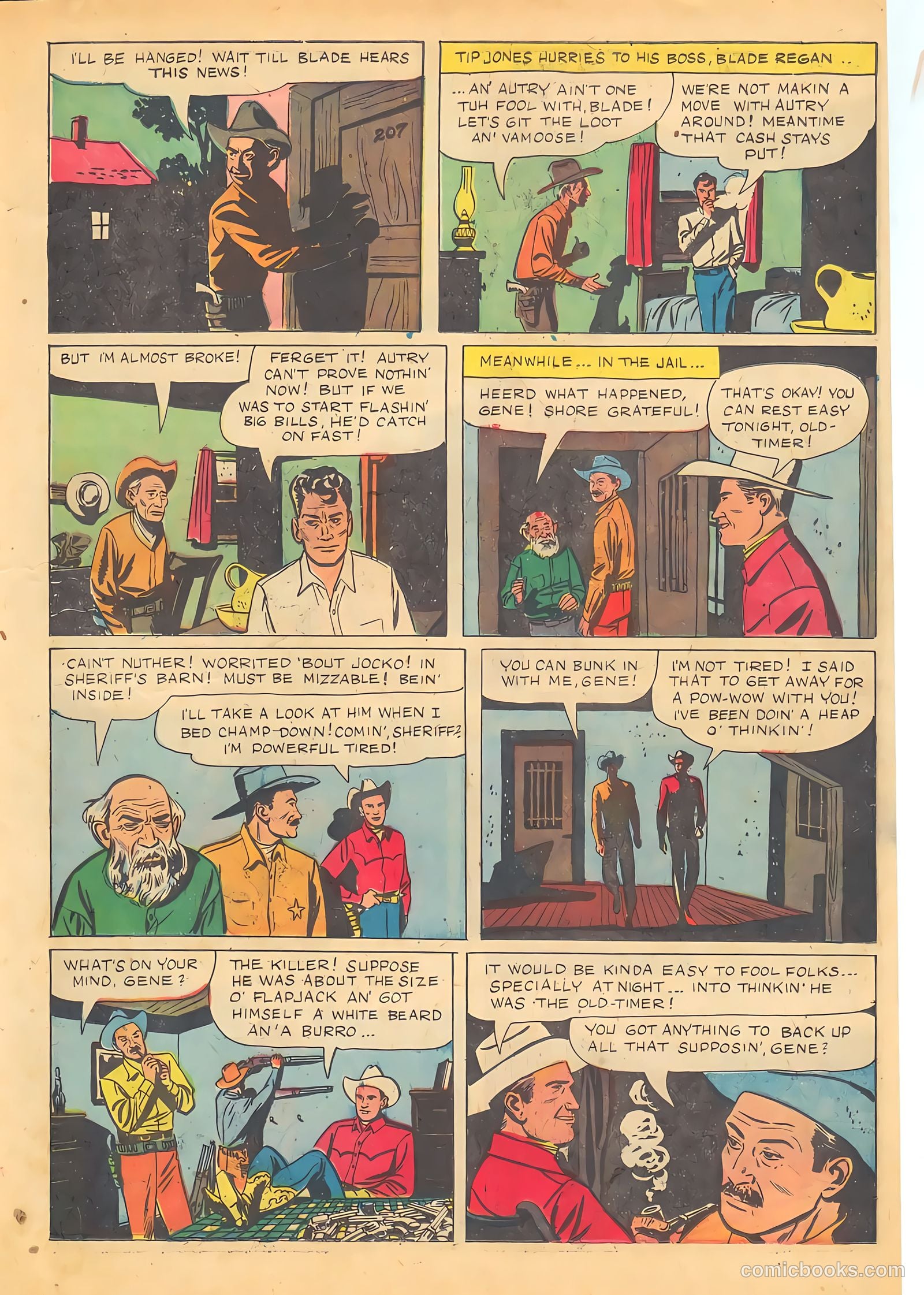 Gene Autry Comics #8 — page 37 of 52