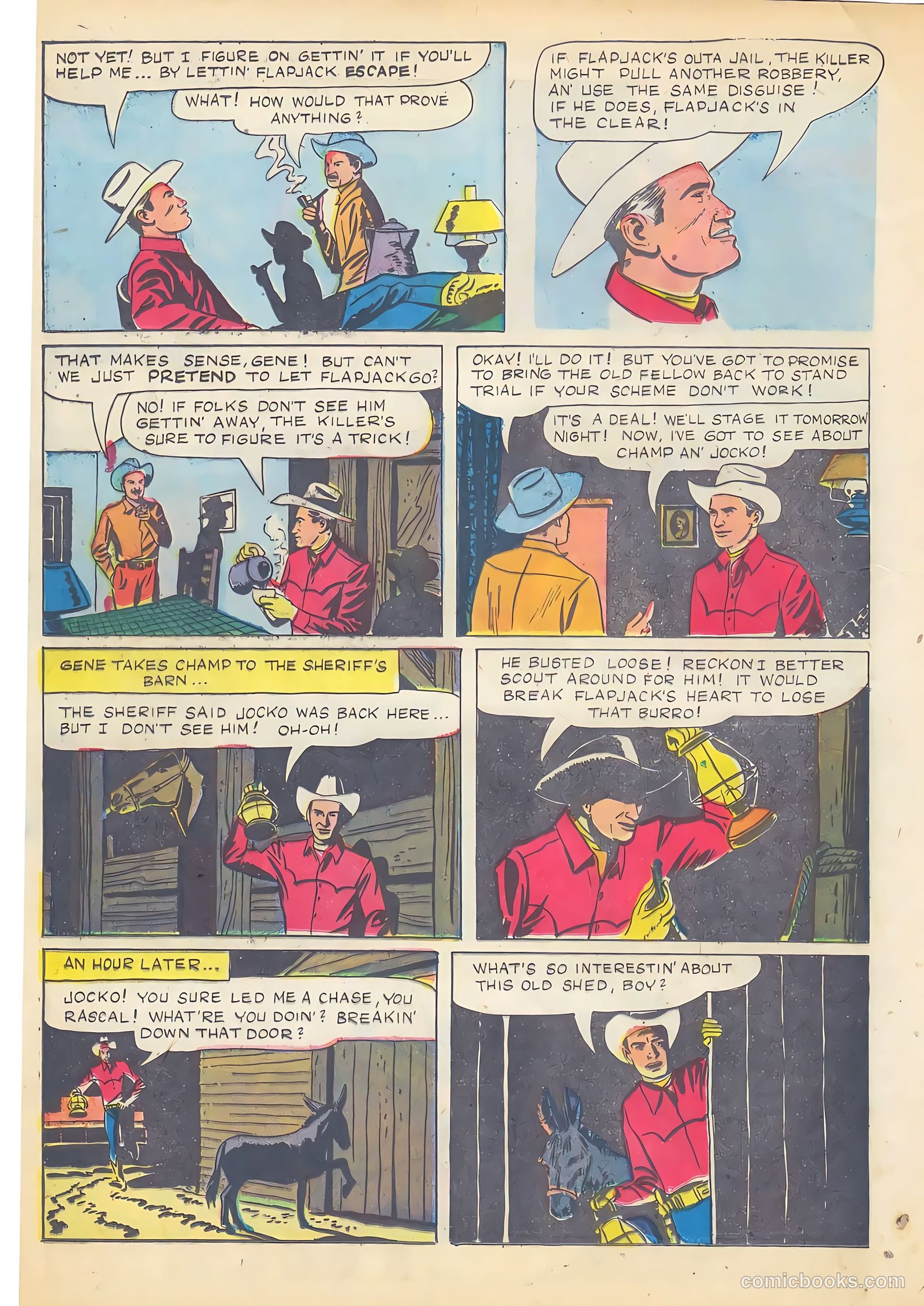 Gene Autry Comics #8 — page 38 of 52