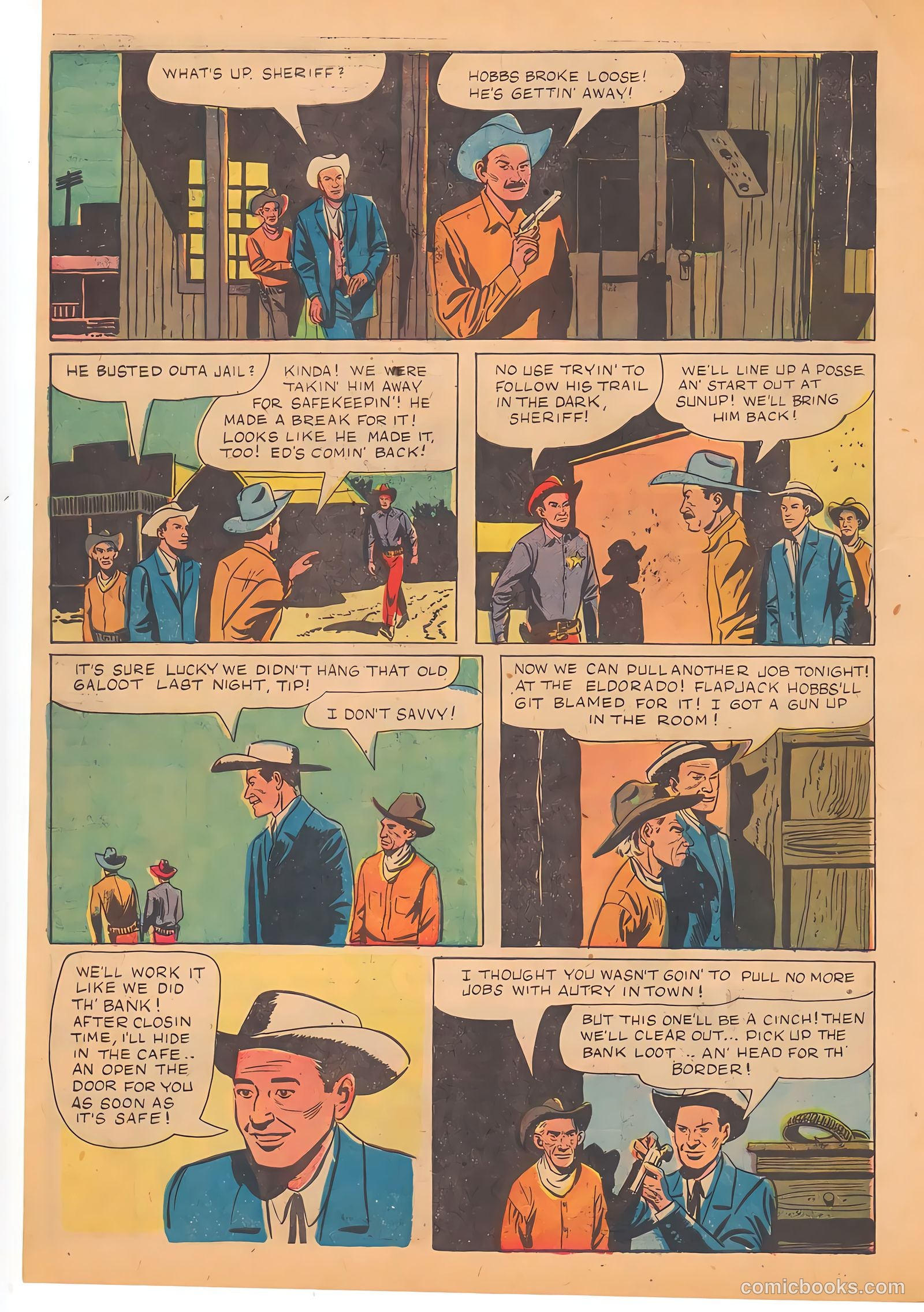Gene Autry Comics #8 — page 40 of 52