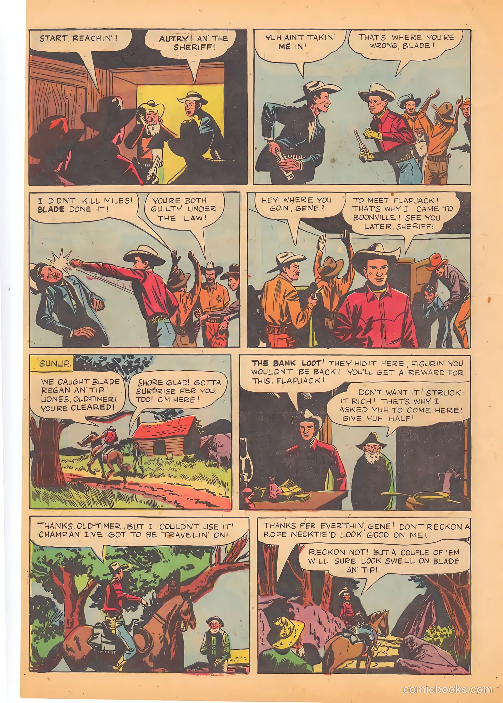 Gene Autry Comics #8 — page 42 of 52