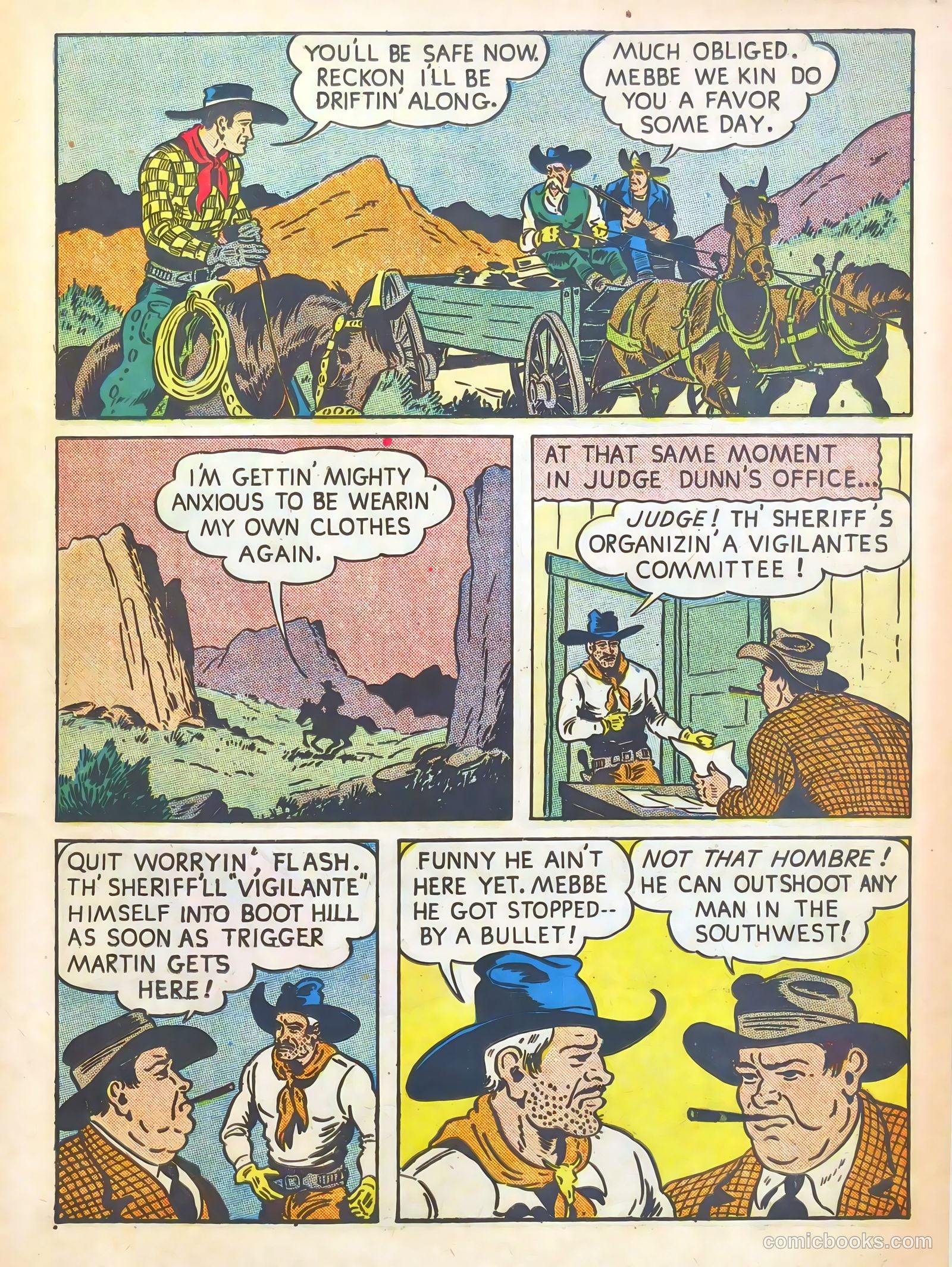 Gene Autry Comics #8 — page 19 of 68