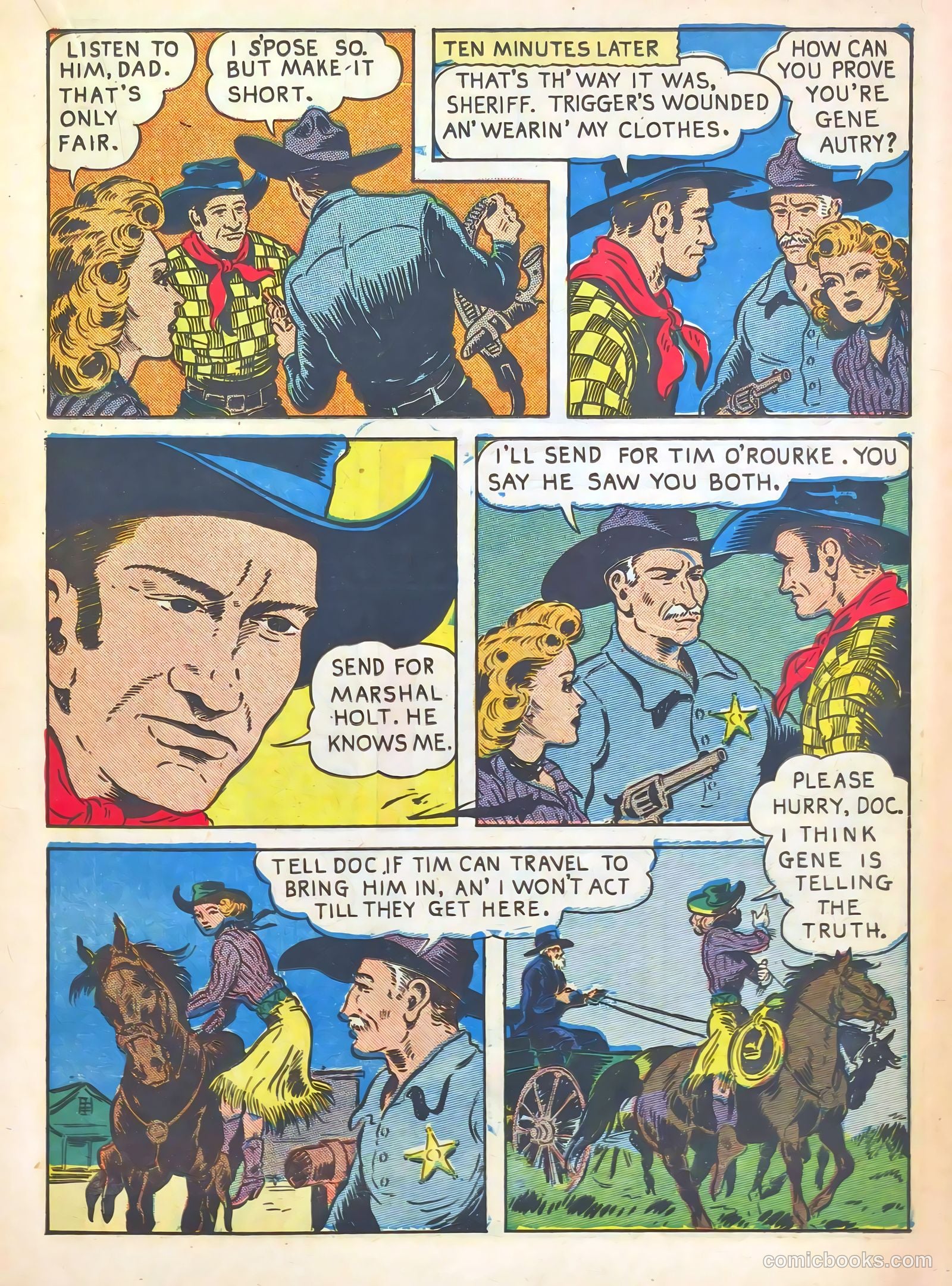 Gene Autry Comics #8 — page 27 of 68