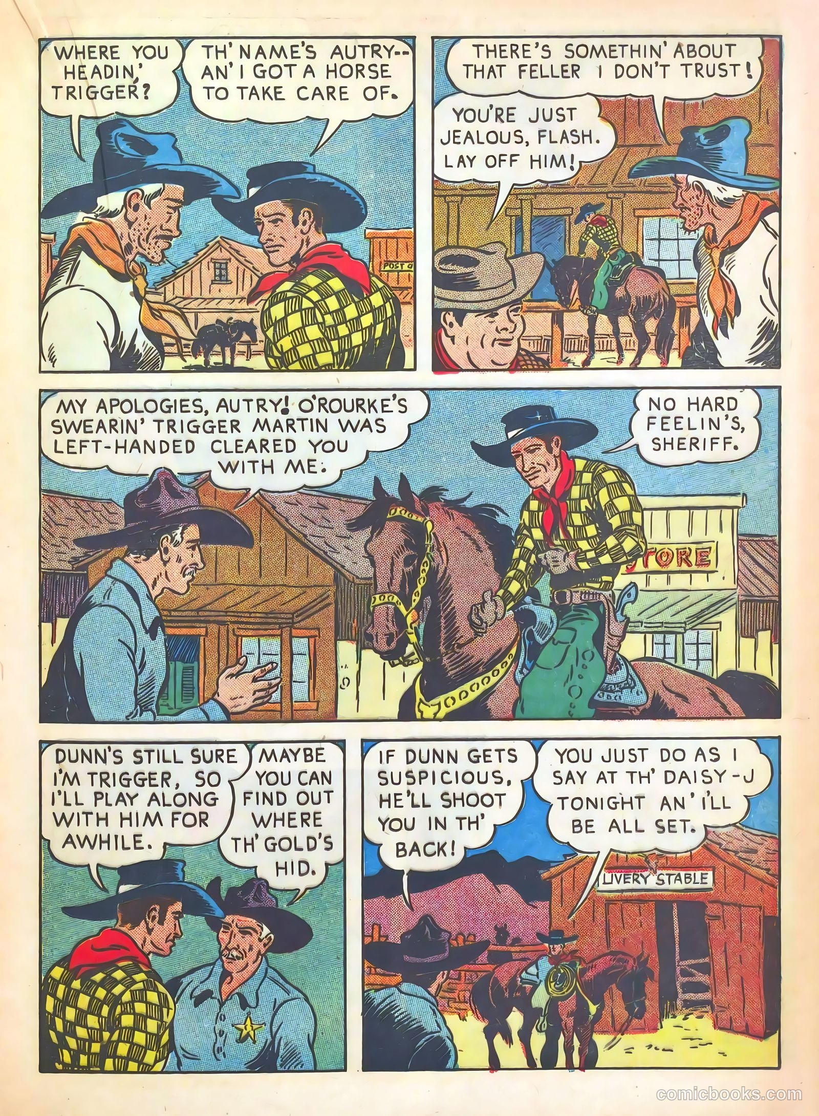 Gene Autry Comics #8 — page 33 of 68