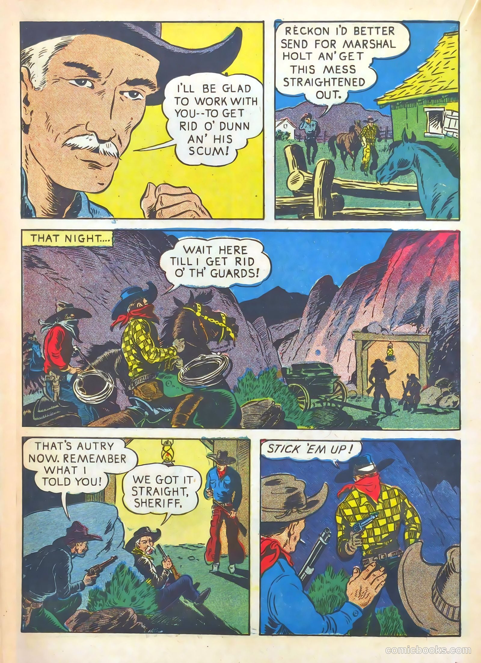 Gene Autry Comics #8 — page 34 of 68