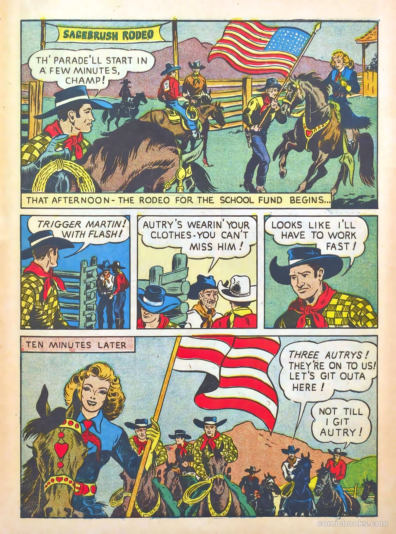 Gene Autry Comics #8 — page 51 of 68