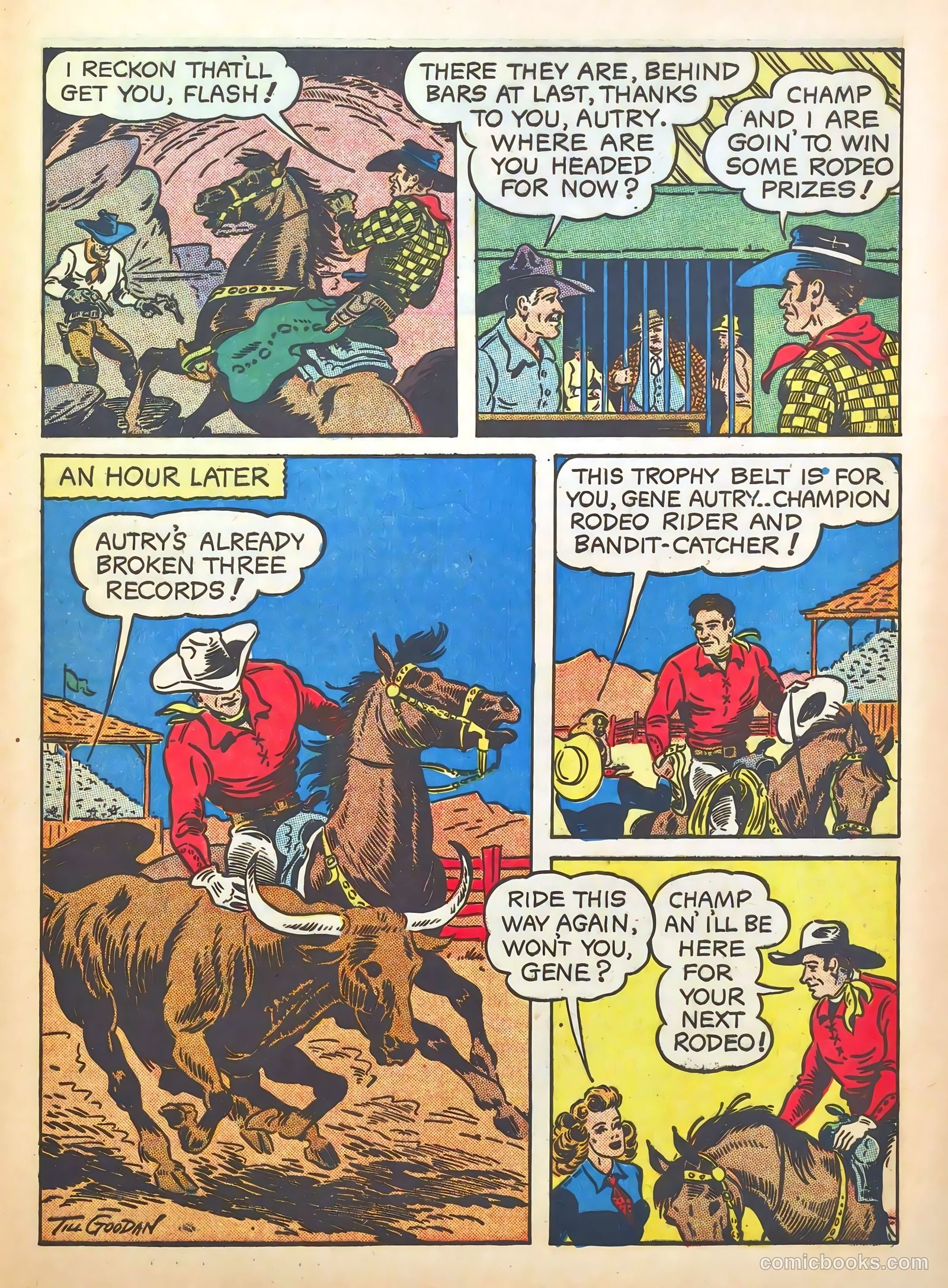 Gene Autry Comics #8 — page 55 of 68
