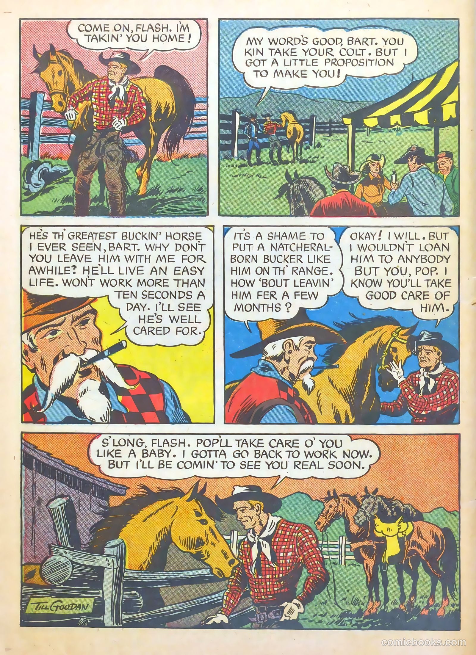Gene Autry Comics #8 — page 66 of 68