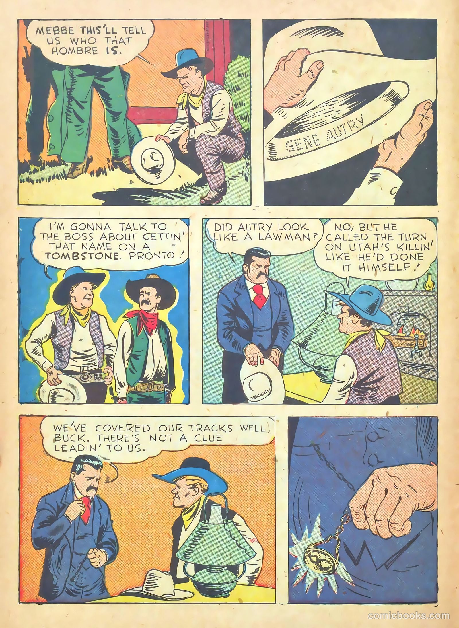 Gene Autry Comics #9 — page 16 of 68