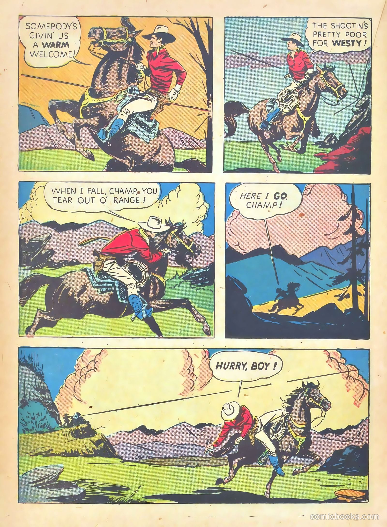Gene Autry Comics #9 — page 32 of 68