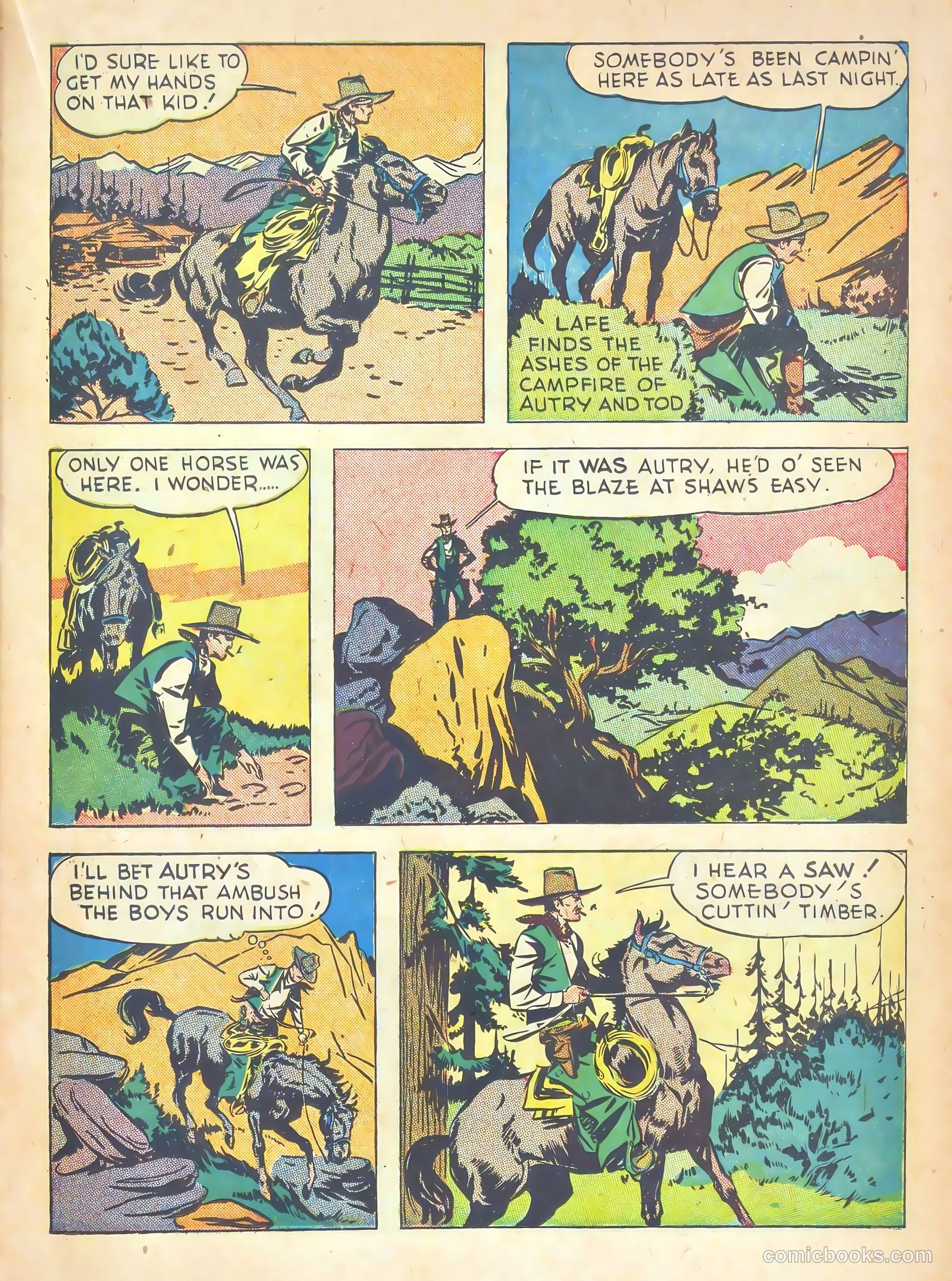 Gene Autry Comics #9 — page 37 of 68