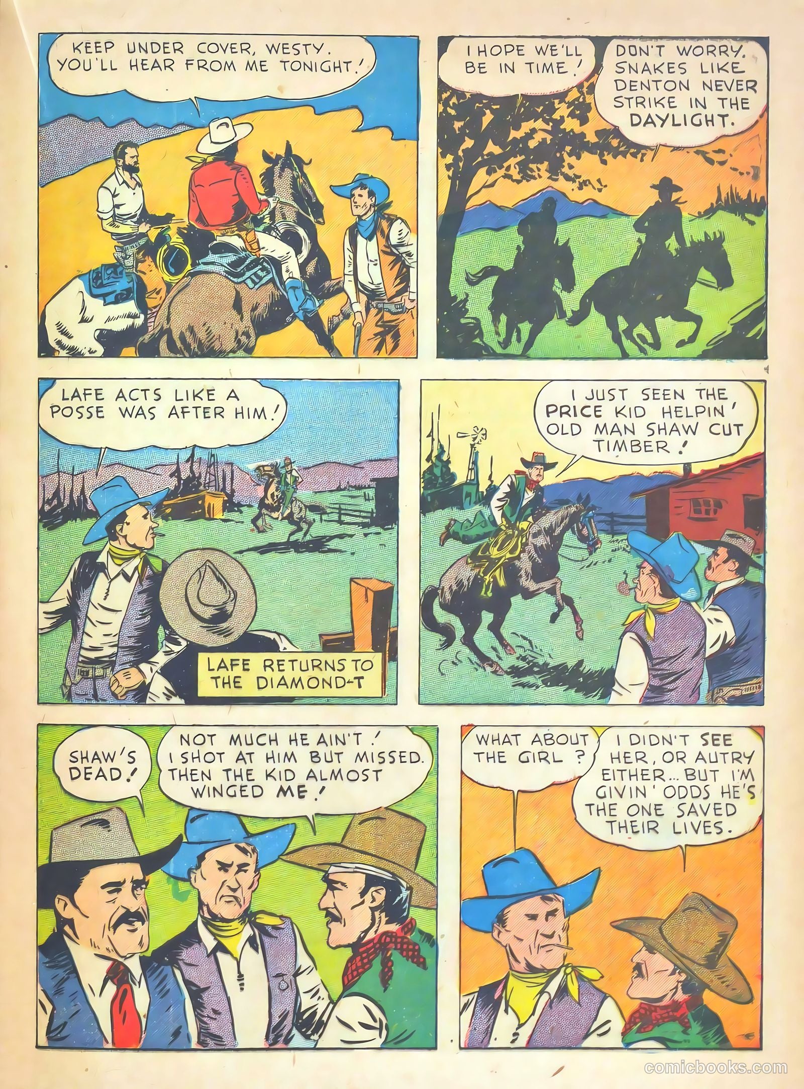 Gene Autry Comics #9 — page 41 of 68