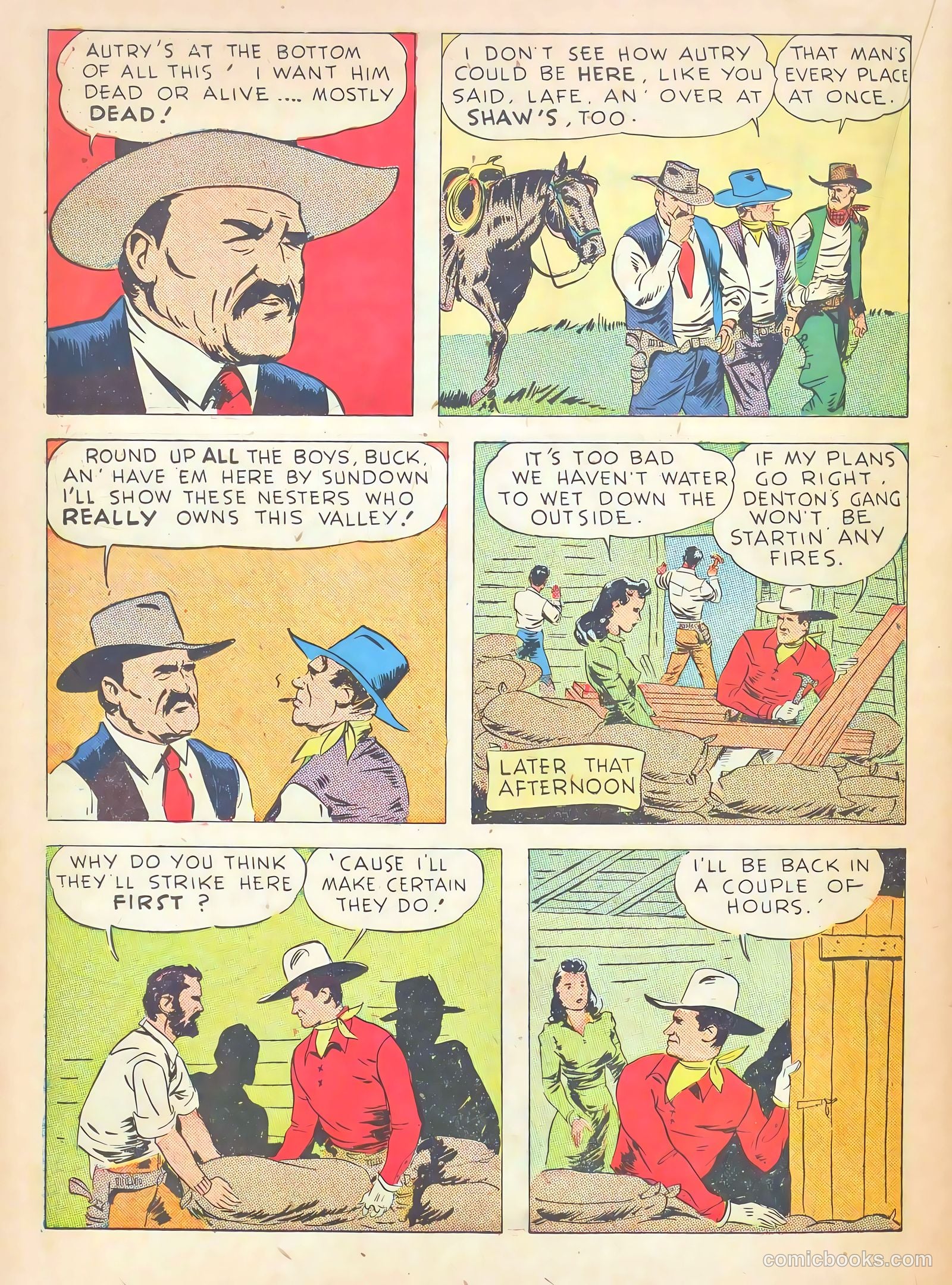 Gene Autry Comics #9 — page 42 of 68