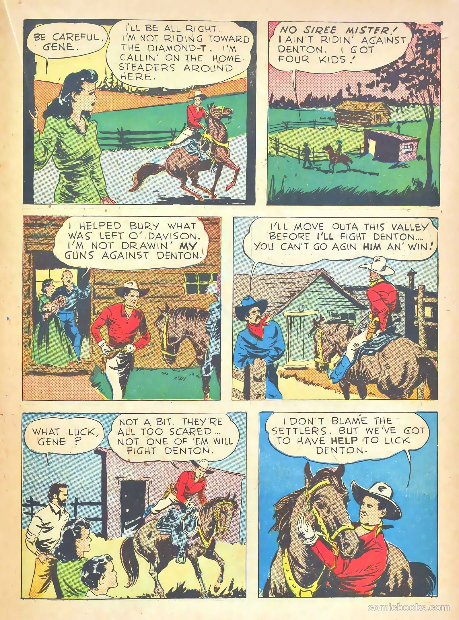 Gene Autry Comics #9 — page 43 of 68