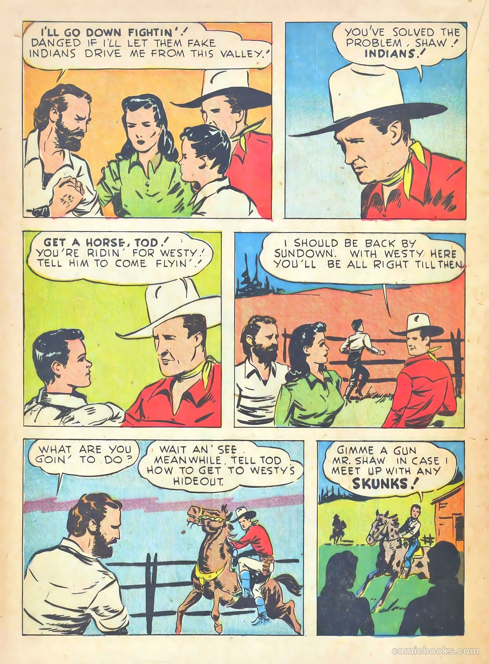 Gene Autry Comics #9 — page 44 of 68