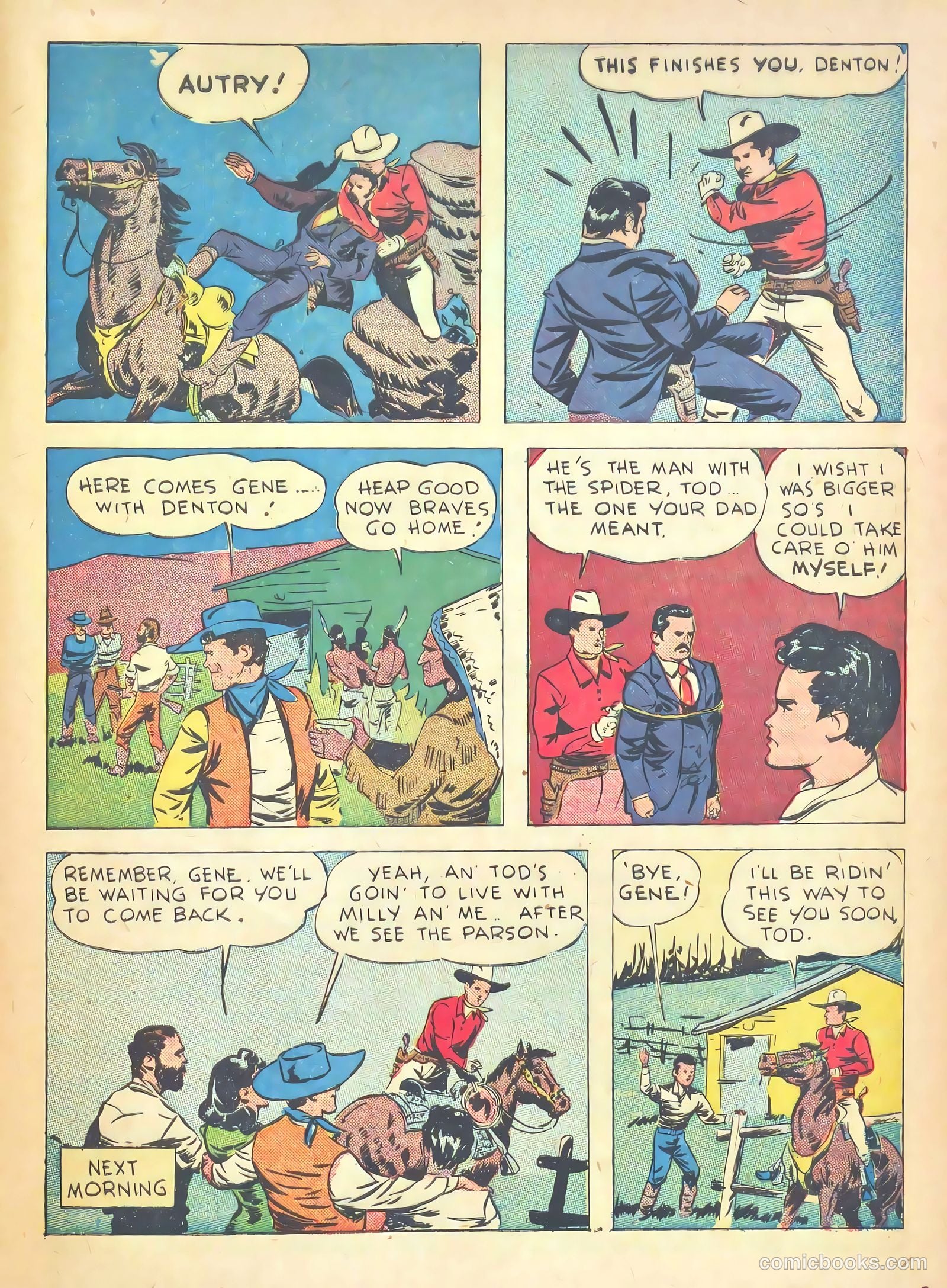 Gene Autry Comics #9 — page 55 of 68