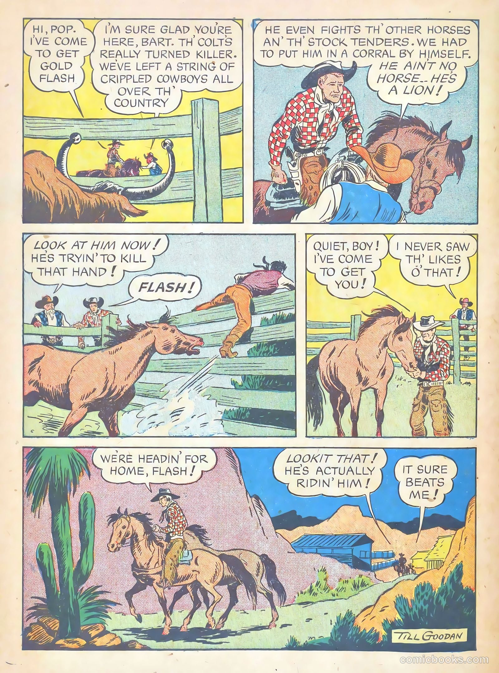 Gene Autry Comics #9 — page 66 of 68