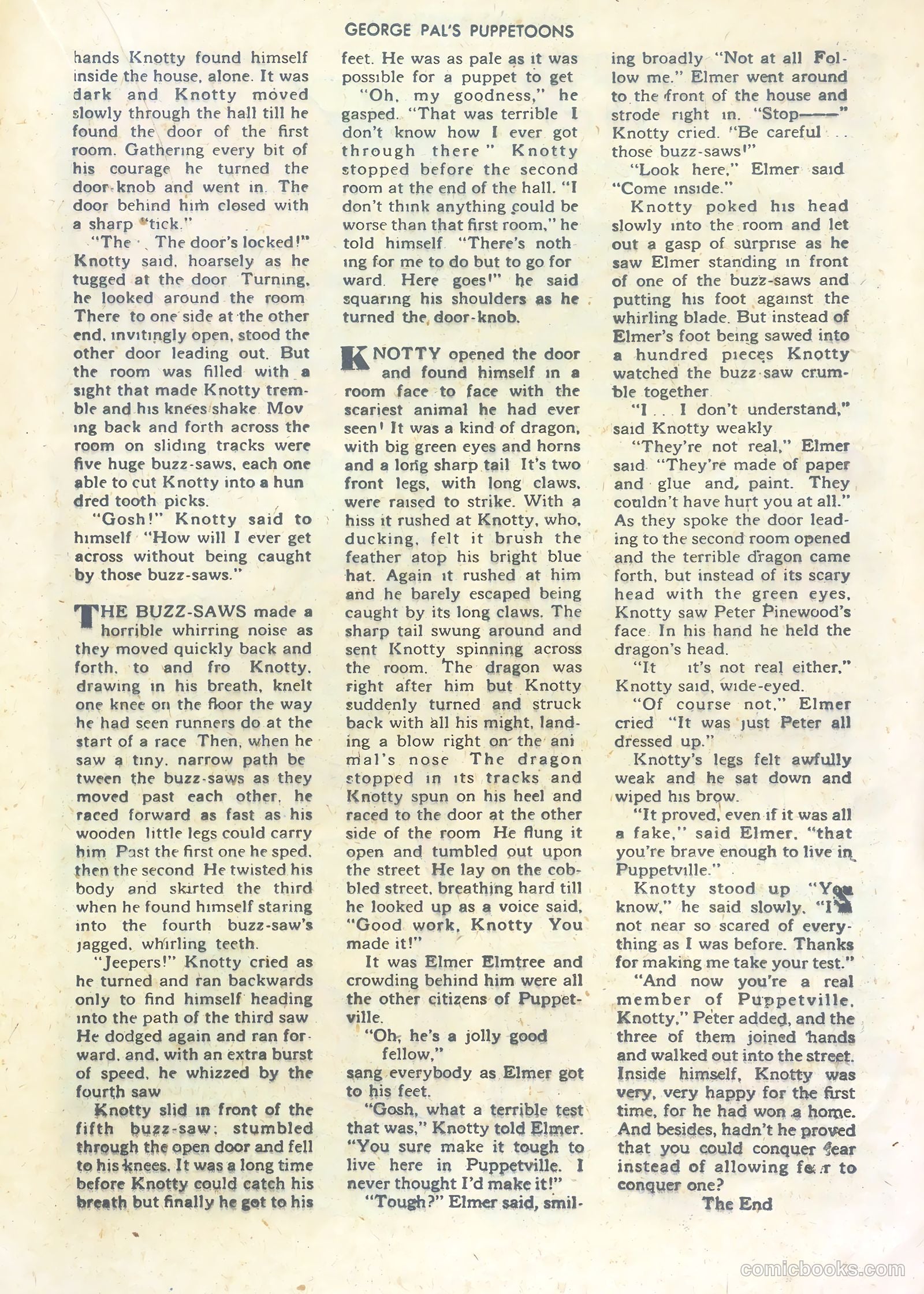 George Pal's Puppetoons #1 — page 21 of 36