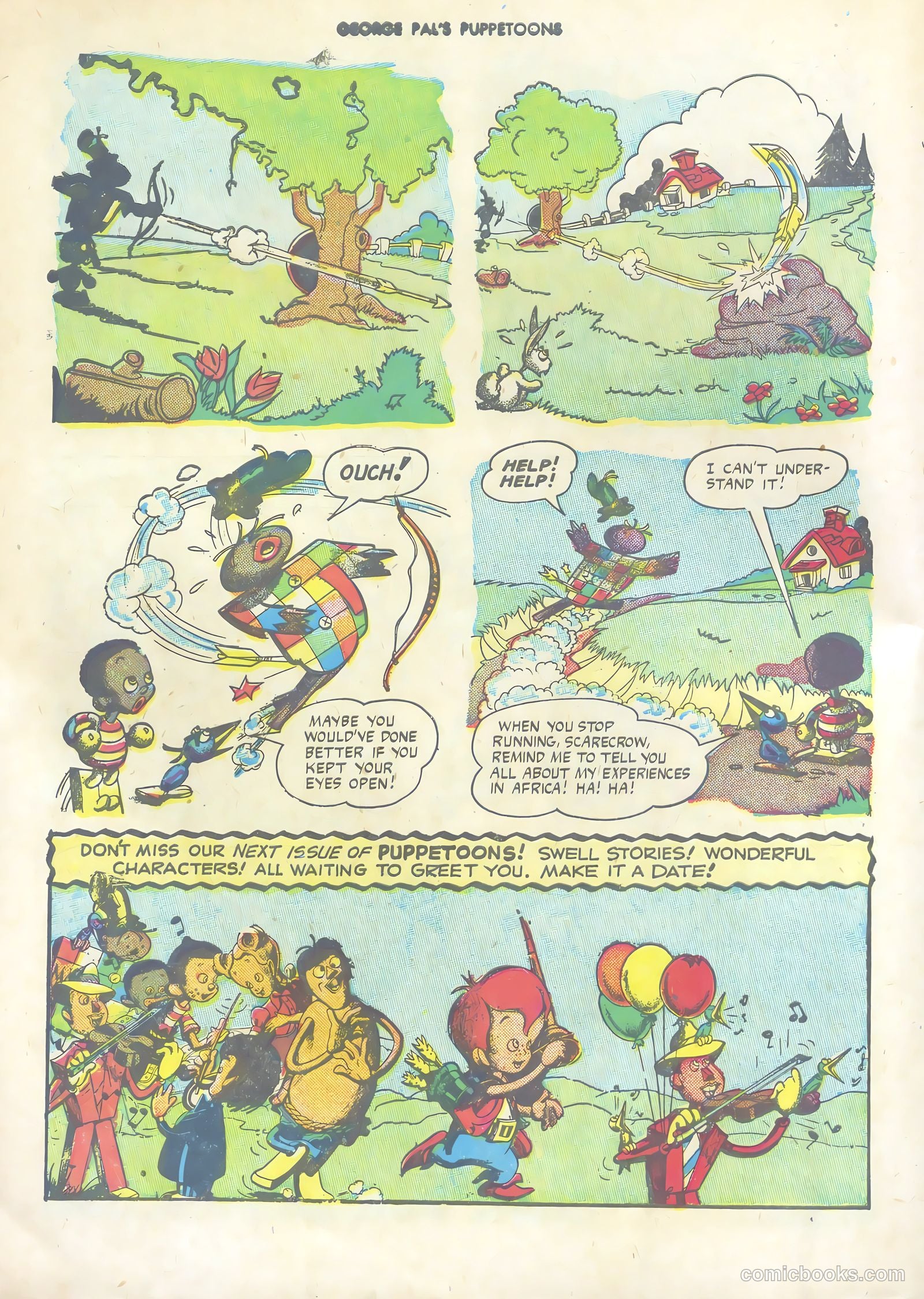 George Pal's Puppetoons #1 — page 34 of 36