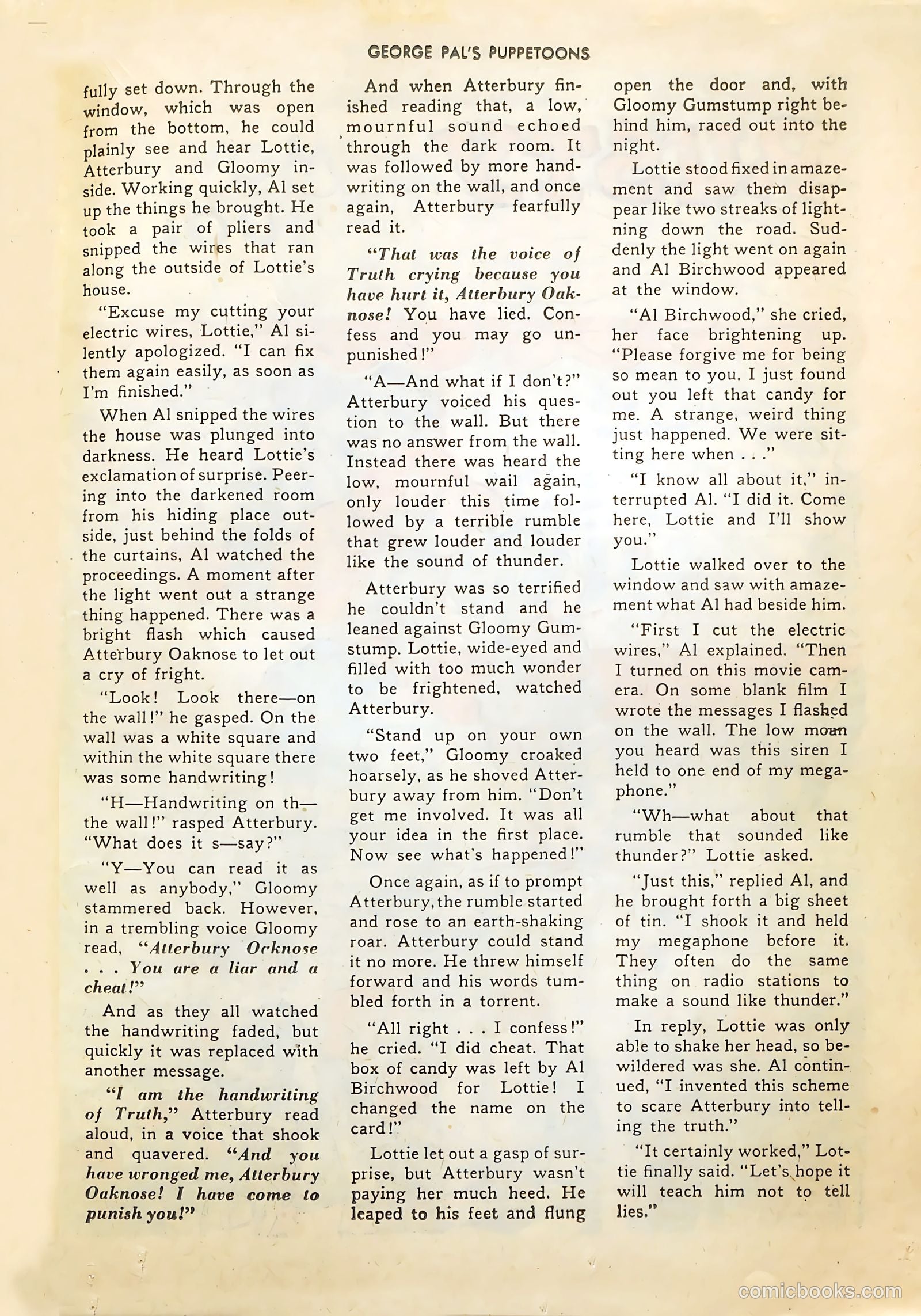 George Pal's Puppetoons #13 — page 33 of 52