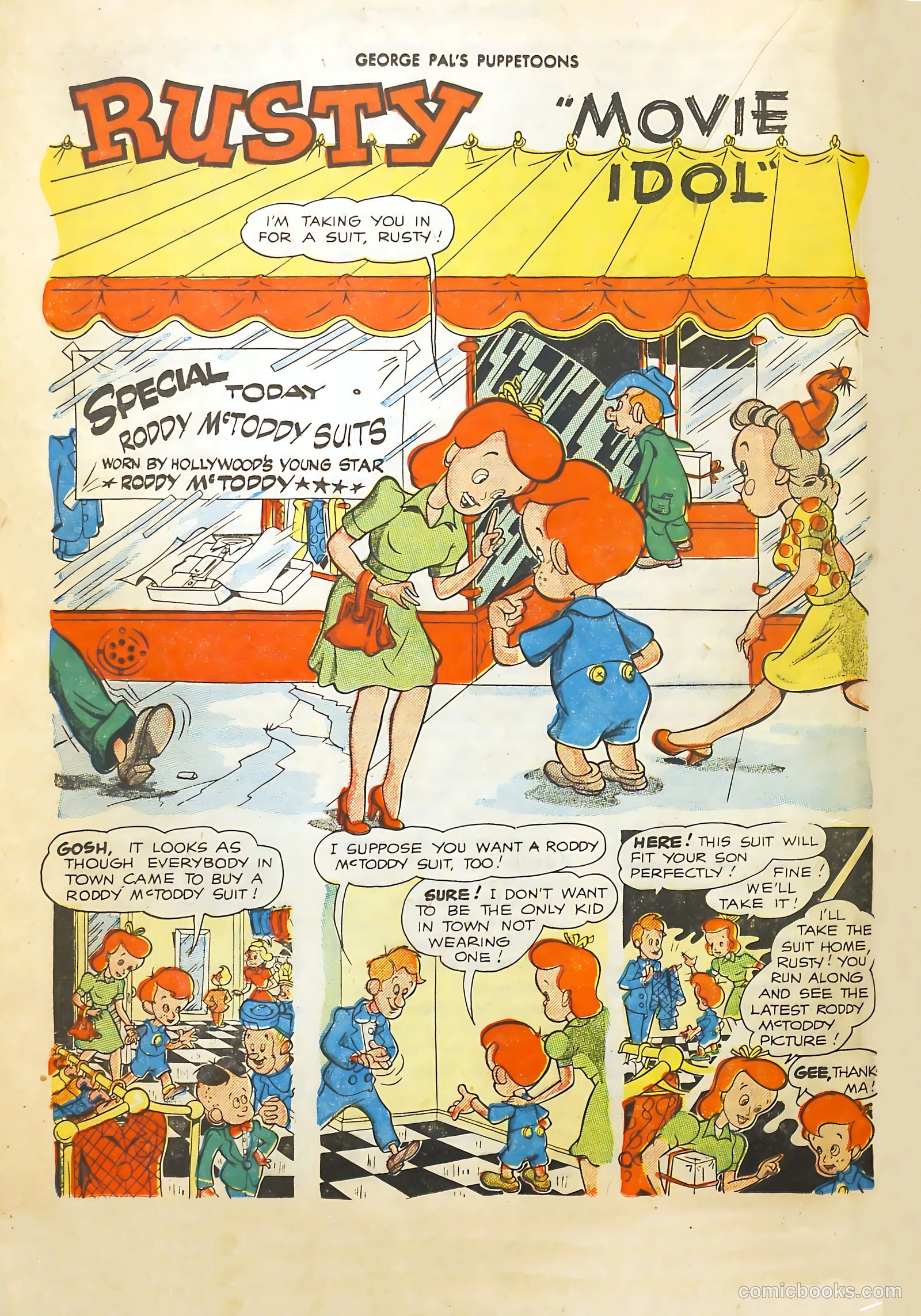 George Pal's Puppetoons #13 — page 34 of 52