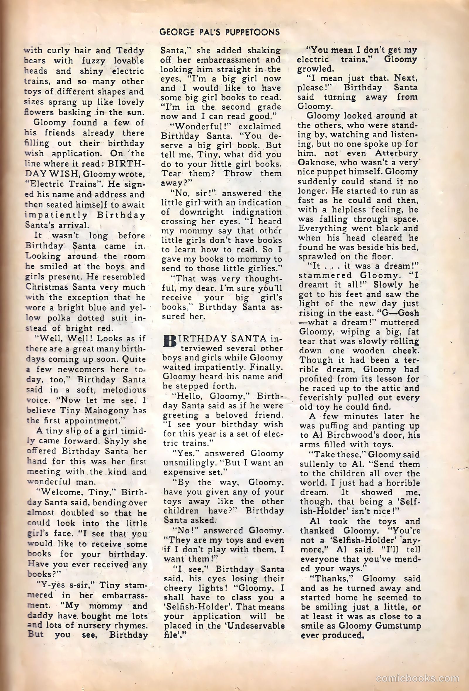 George Pal's Puppetoons #14 — page 25 of 36