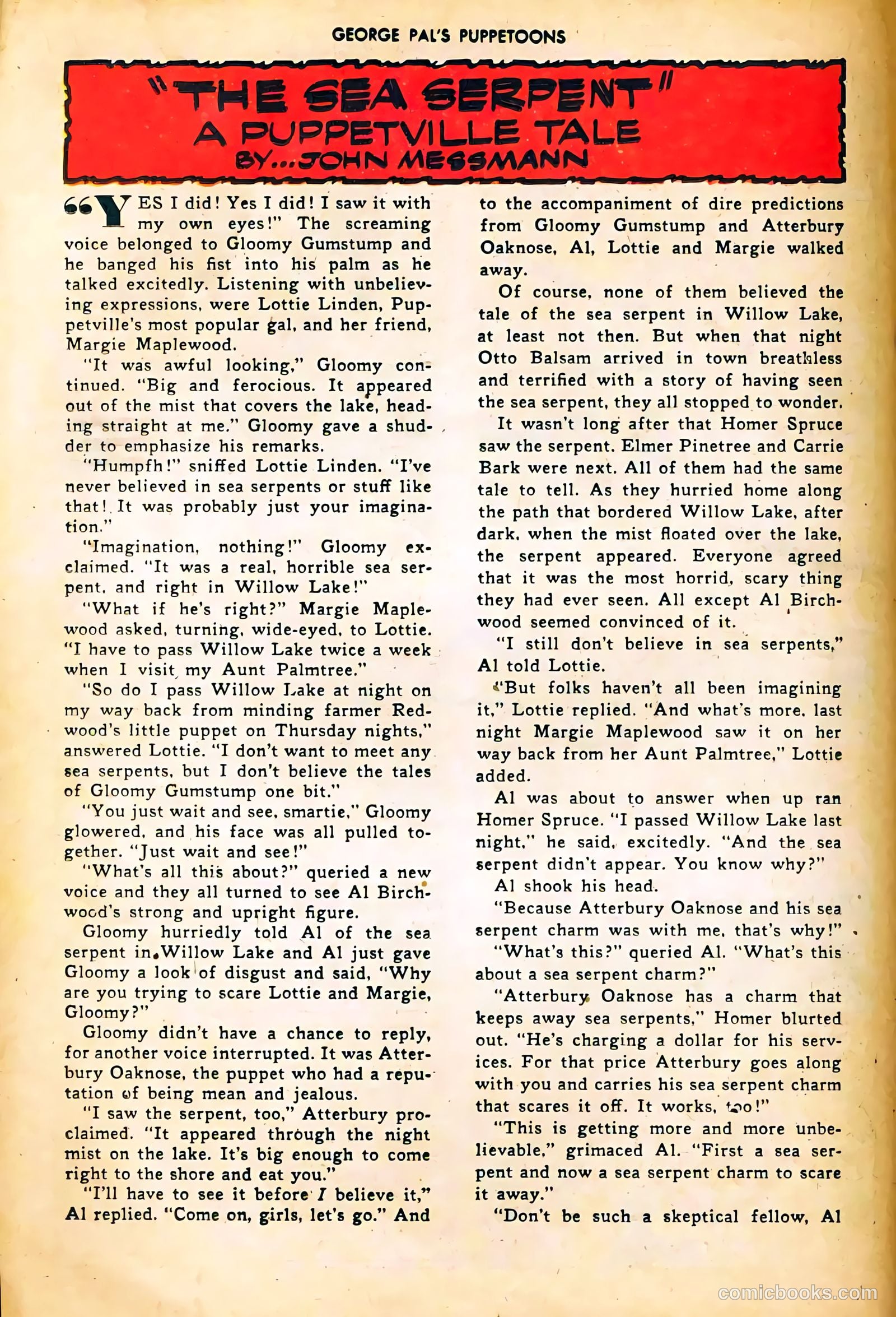 George Pal's Puppetoons #15 — page 18 of 36