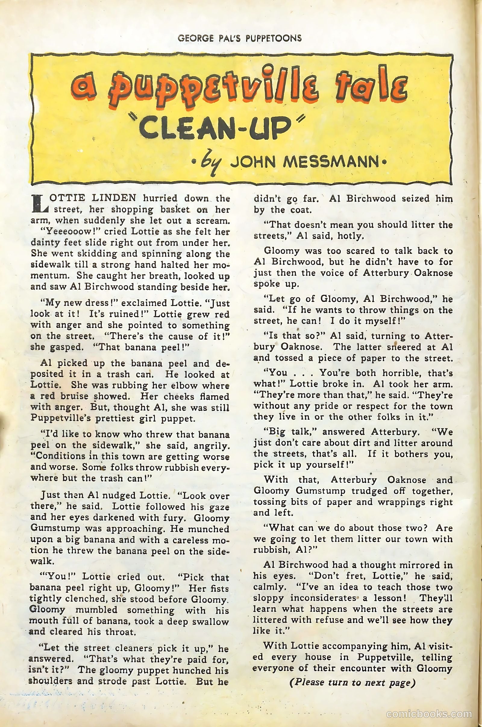 George Pal's Puppetoons #16 — page 8 of 36