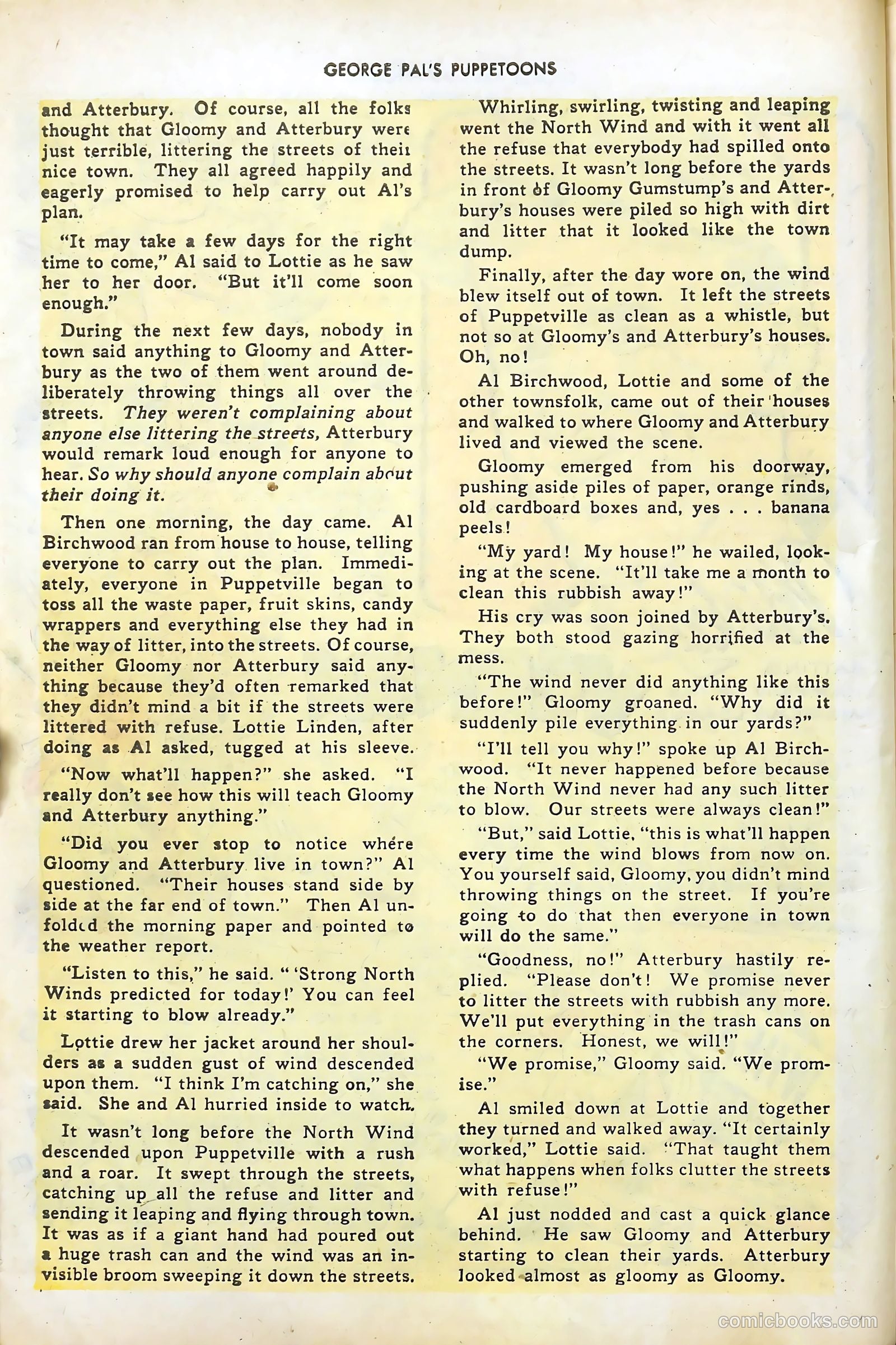 George Pal's Puppetoons #16 — page 10 of 36