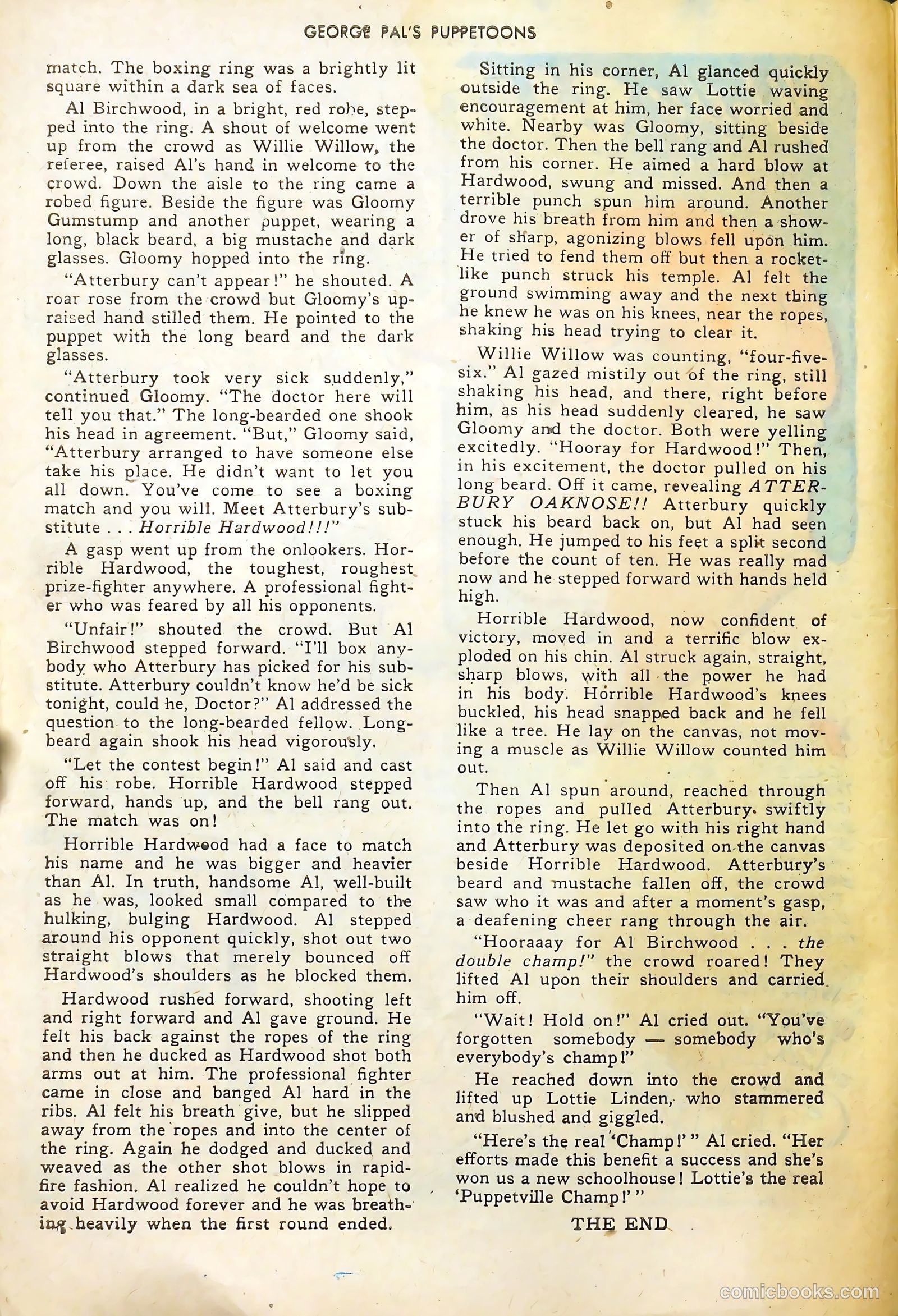George Pal's Puppetoons #17 — page 10 of 36