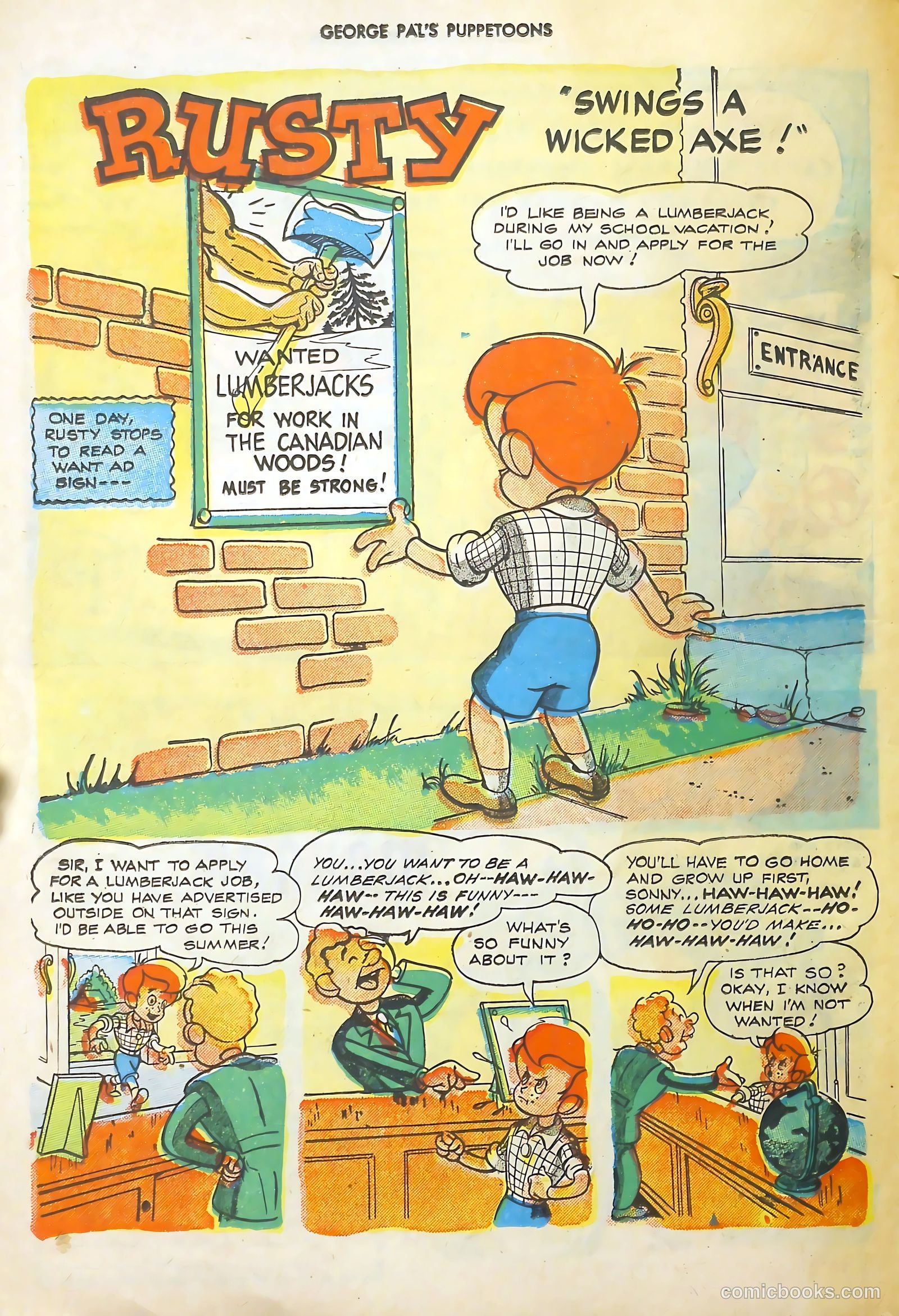 George Pal's Puppetoons #17 — page 22 of 36